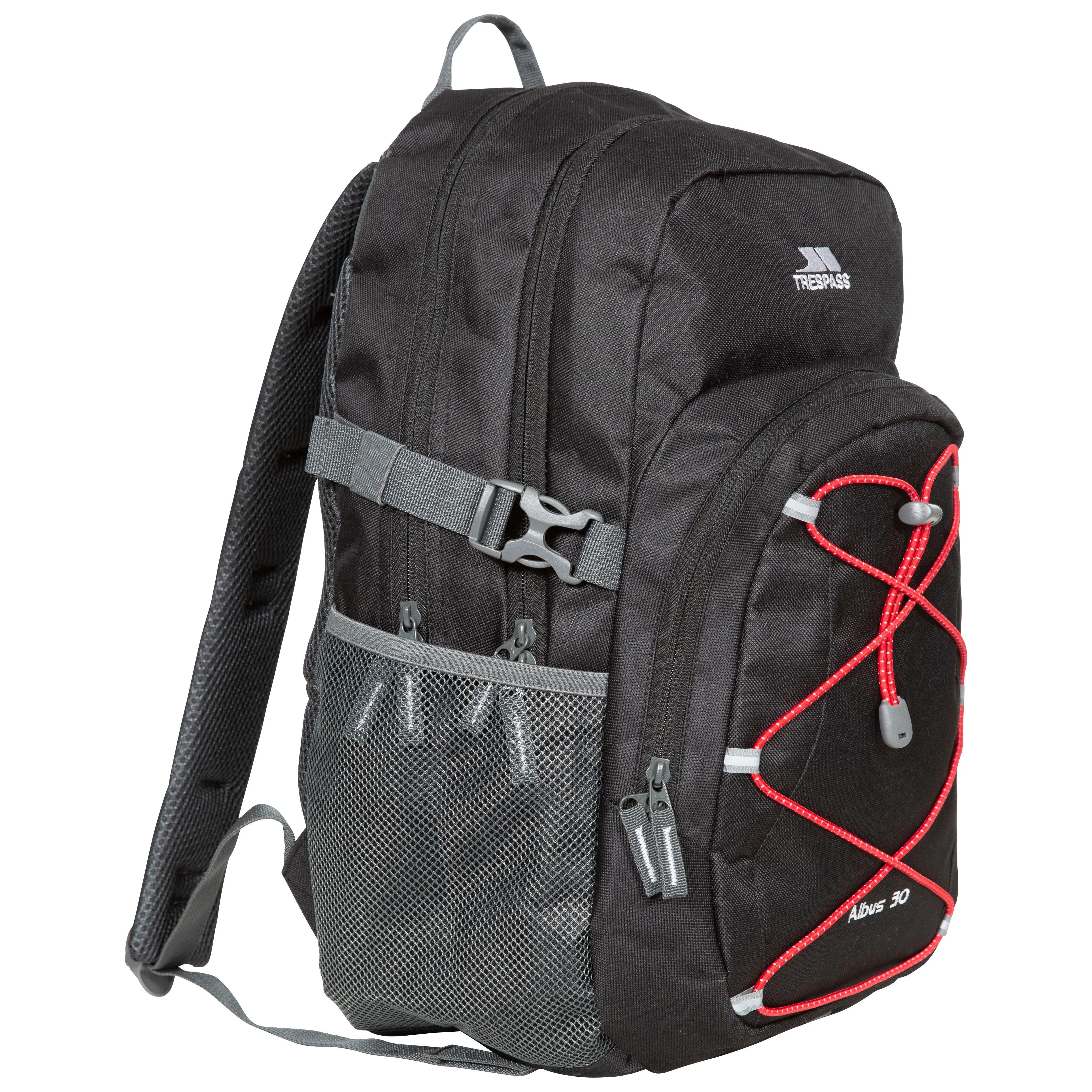 Albus 30 Litre Backpack in Black and Red