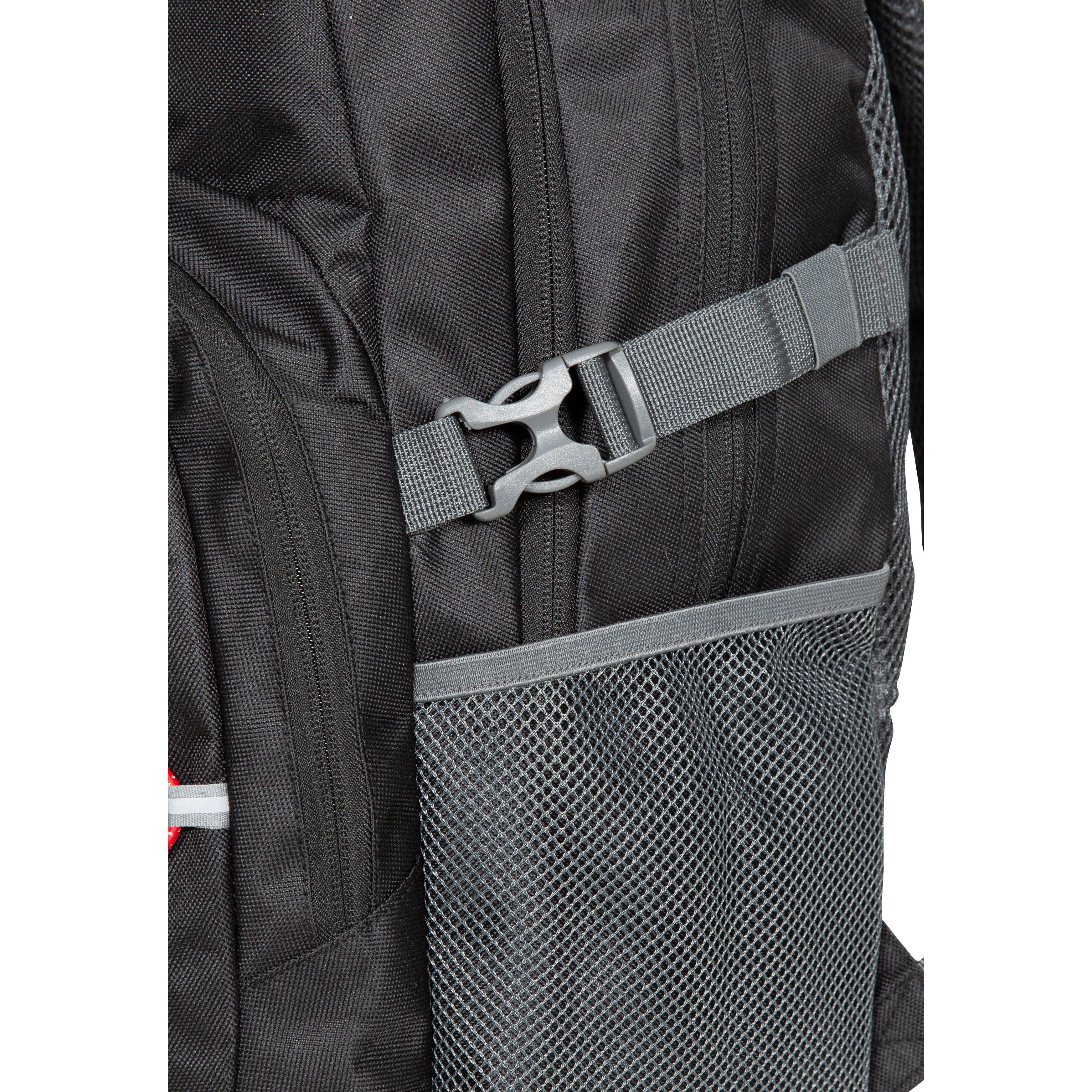 Albus 30 Litre Backpack in Black and Red - Image 6