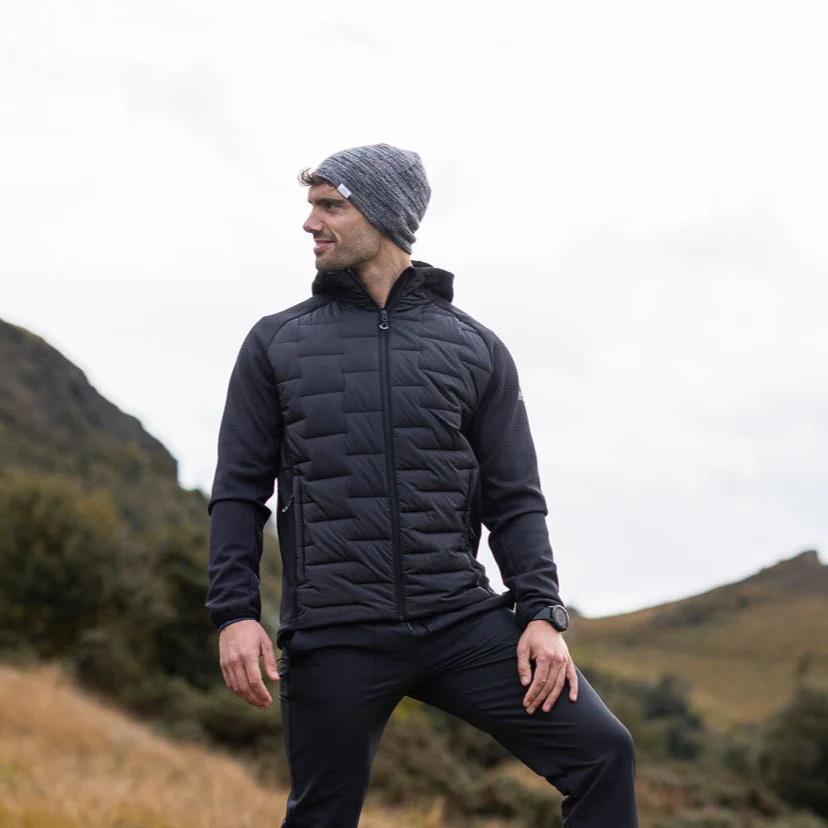 Aneth Men's Marl Beanie Hat in Flint - Image 2