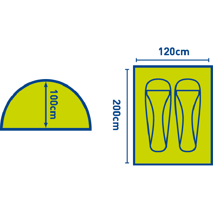 Beatnik 2 Person Tent in Smoke Grey - Image 4
