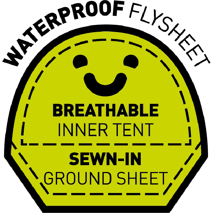 Beatnik 2 Person Tent in Smoke Grey - Image 5
