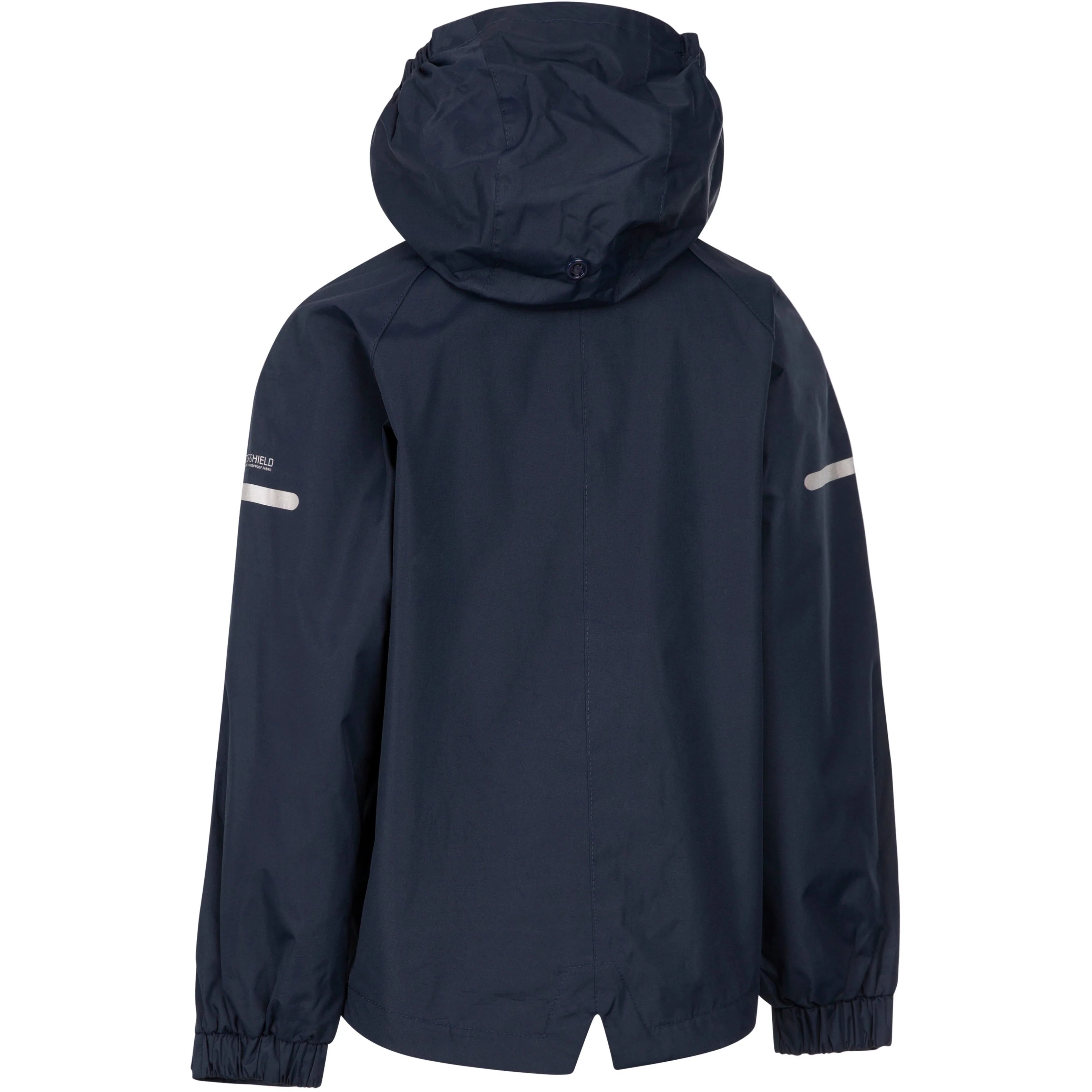 Bluster Unisex Kids Unpadded Waterproof Jacket in Navy - Image 2