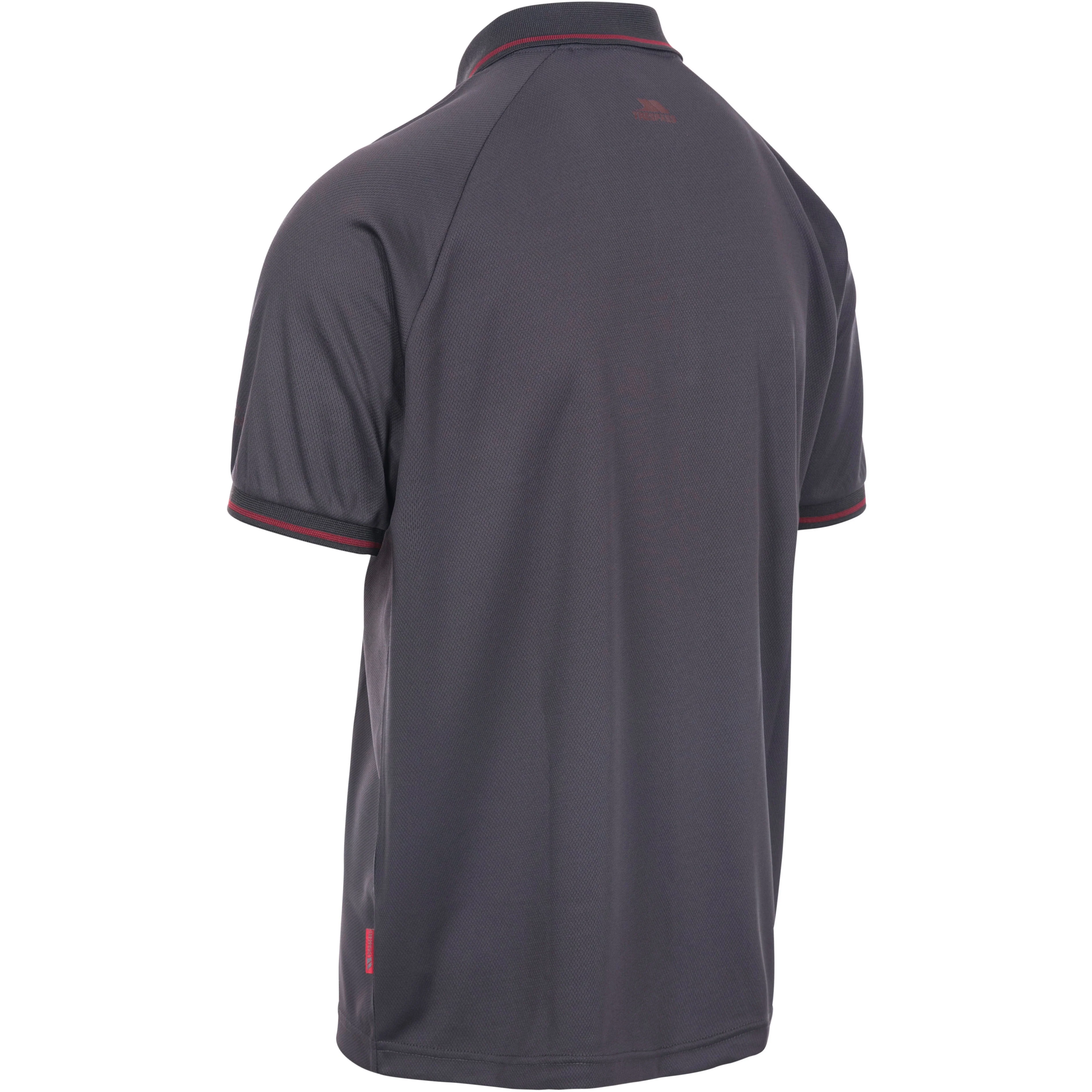 Bonington - Mens Polo Top - Dark Grey - Image 2