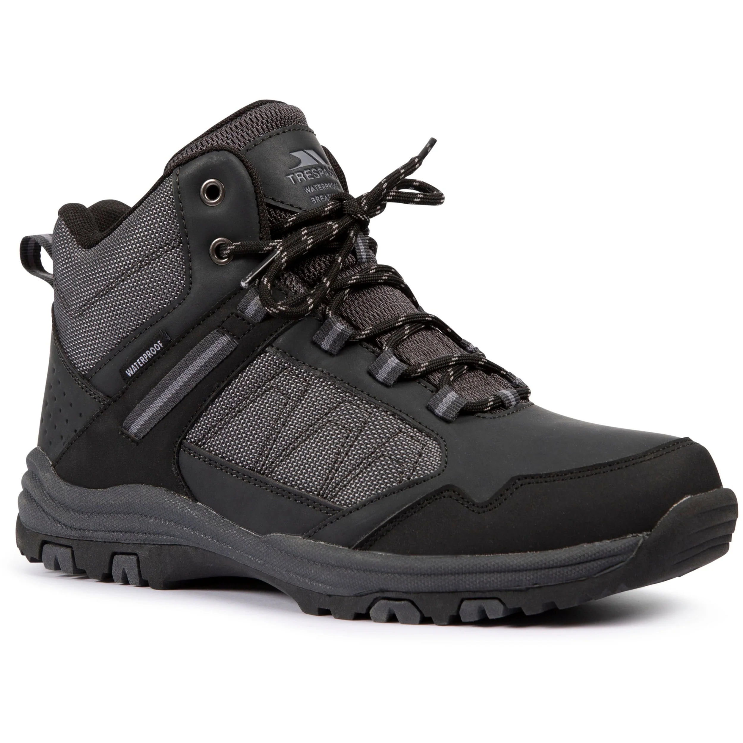 Calle Men's Waterproof Walking Boot in Grey - Image 4