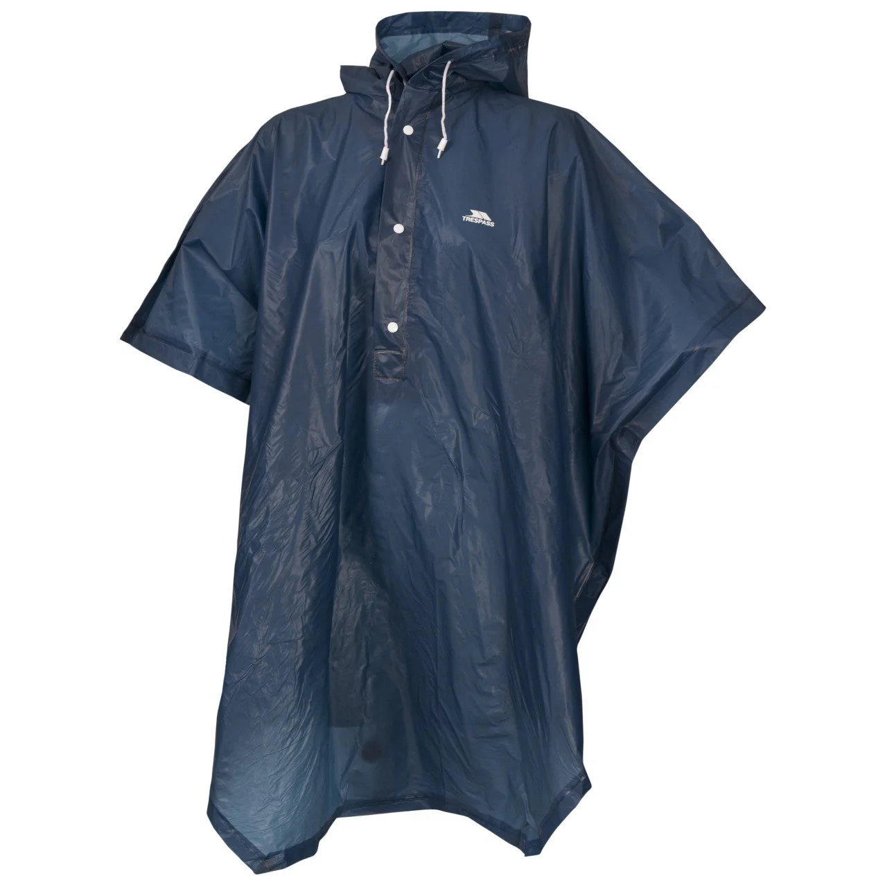Canopy Unisex Packaway Rain Poncho in Blue - Image 2