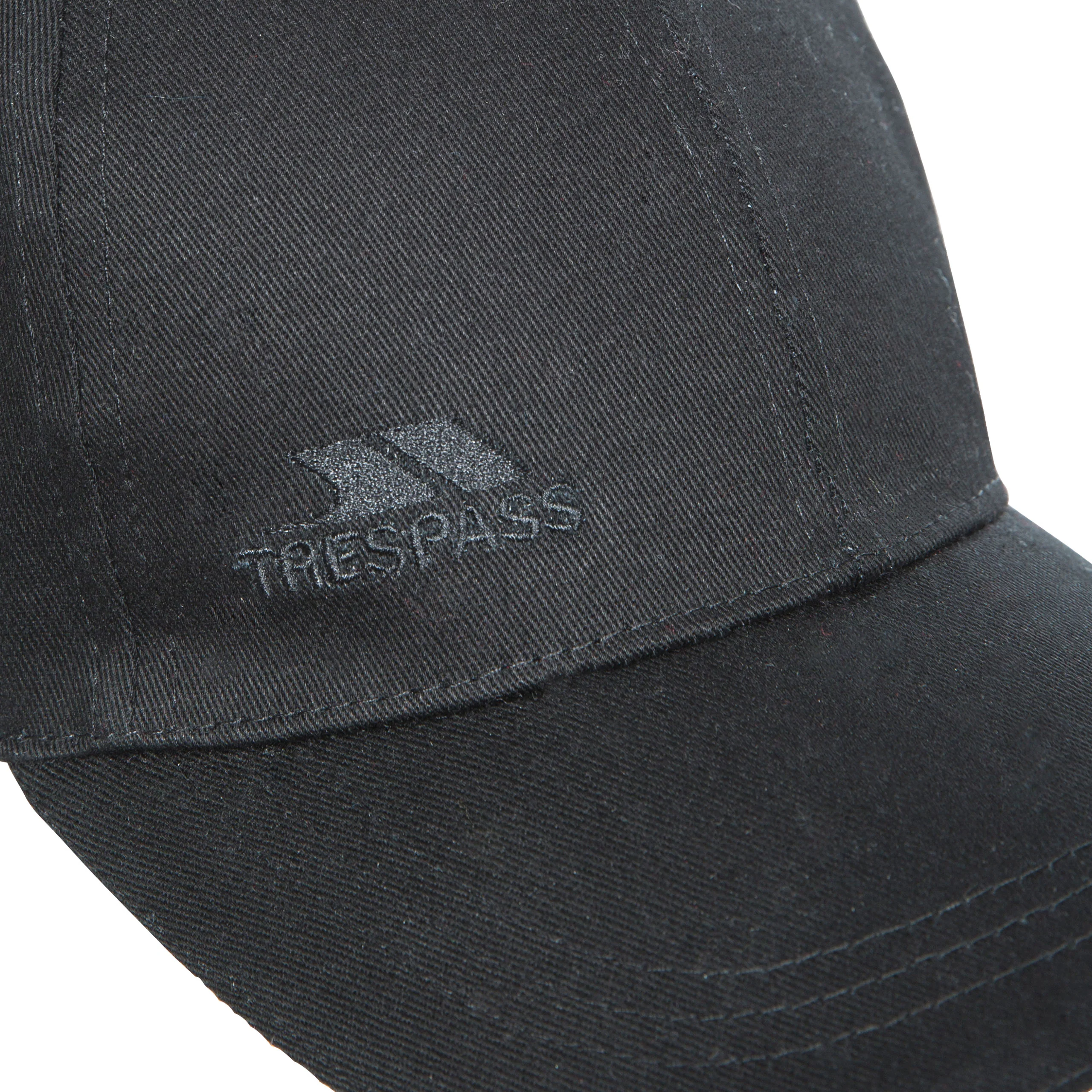 Carrigan Adults Cotton Baseball Cap in Black - Image 5