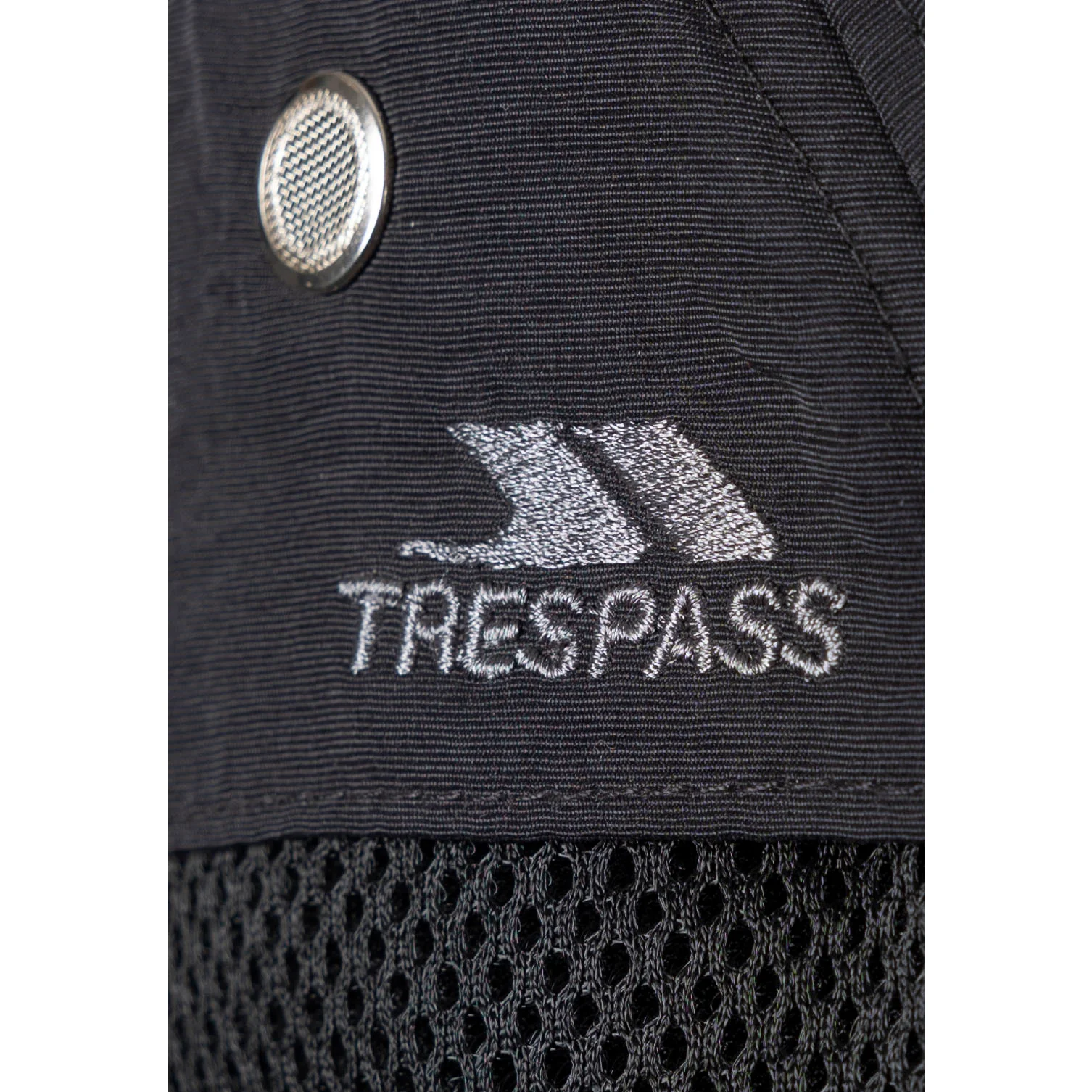 Caspian Unisex Wide Brim Cap with Neck Covering in Black - Image 5