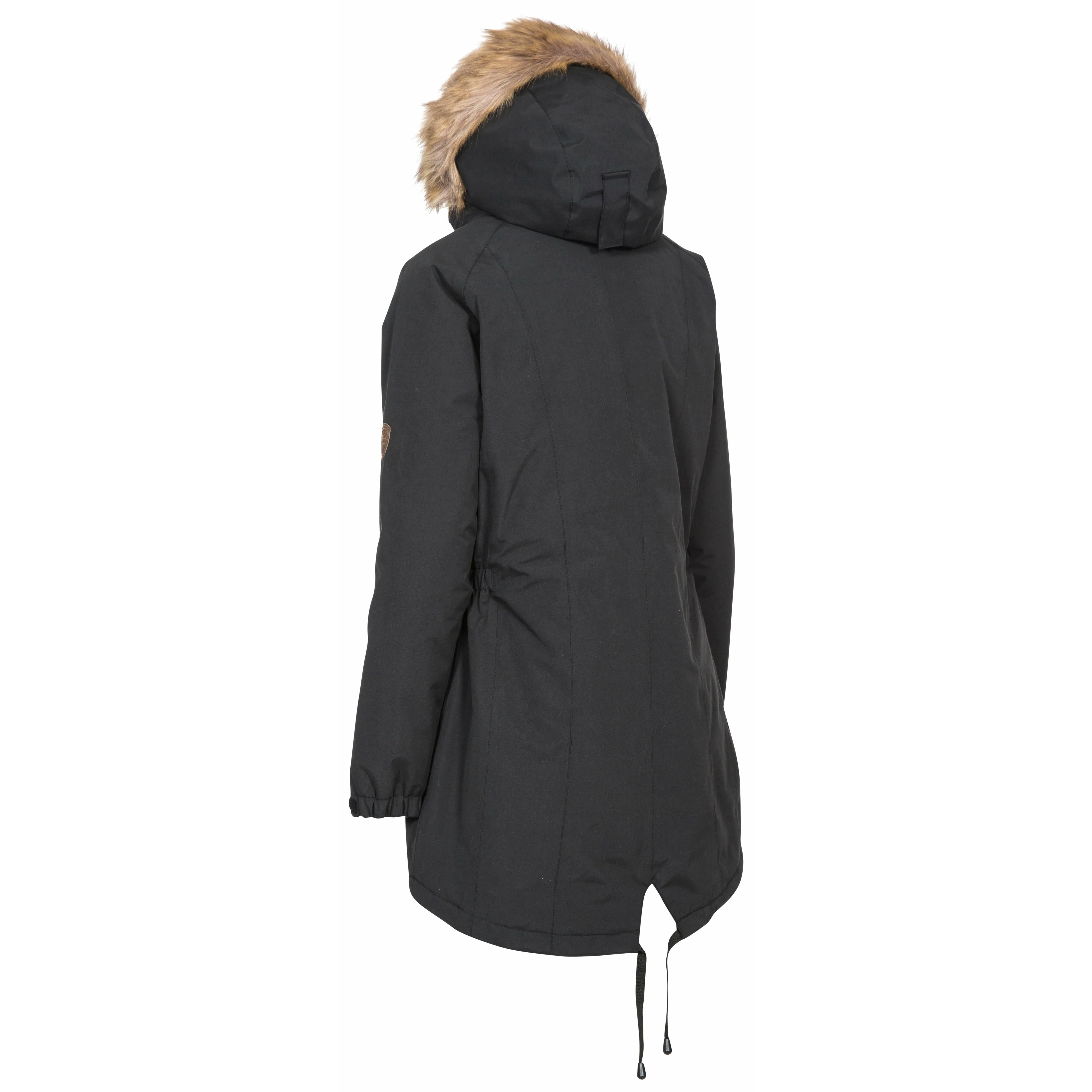 Celebrity Women's Waterproof Padded Longer Length Parka Jacket in Black - Image 6