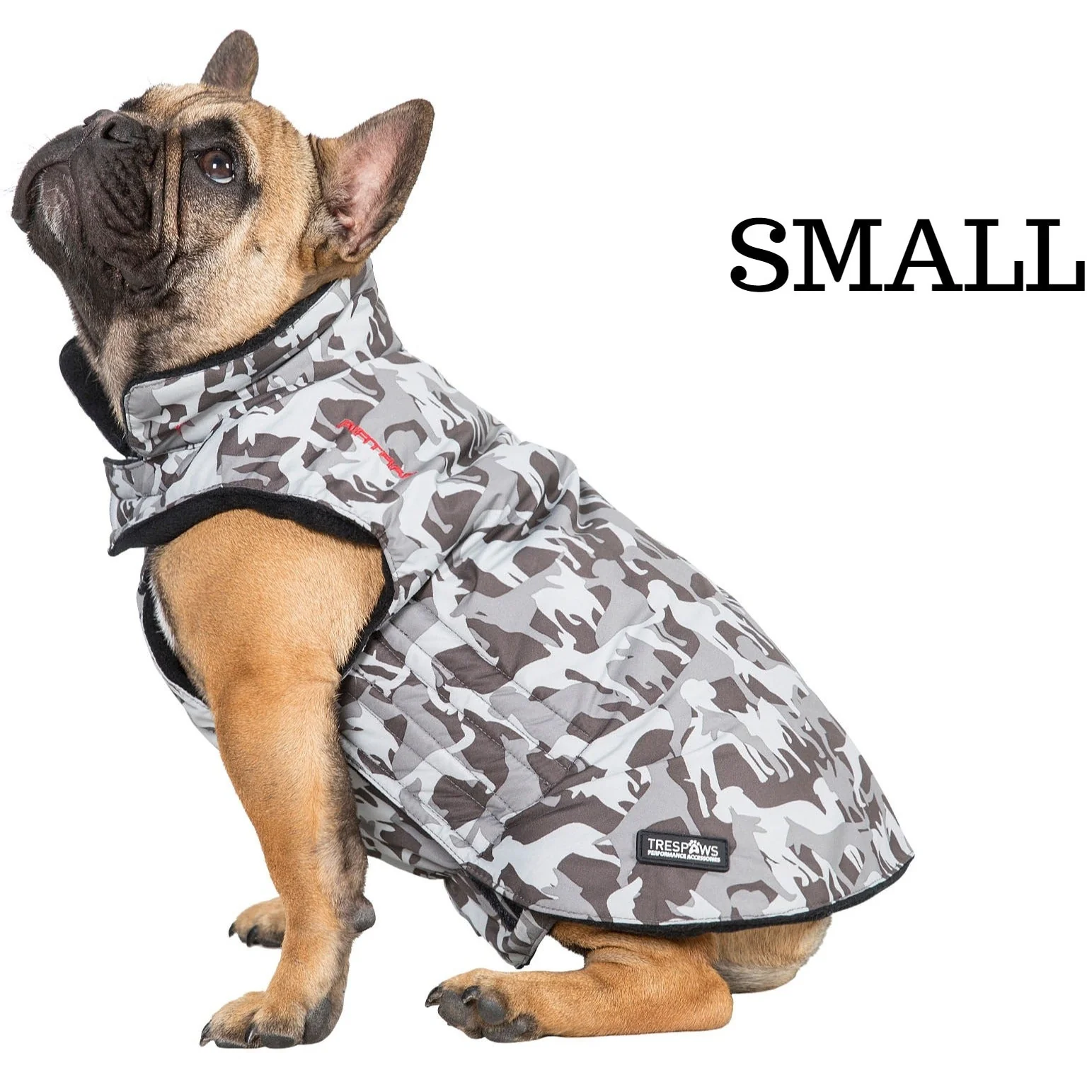Charly Printed Waterproof Dog Coat in Camo Style - Image 3