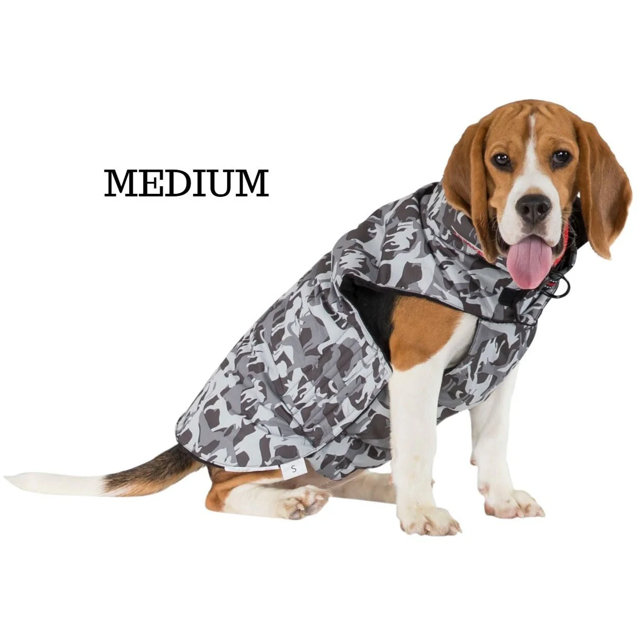 Charly Printed Waterproof Dog Coat in Camo Style - Image 4