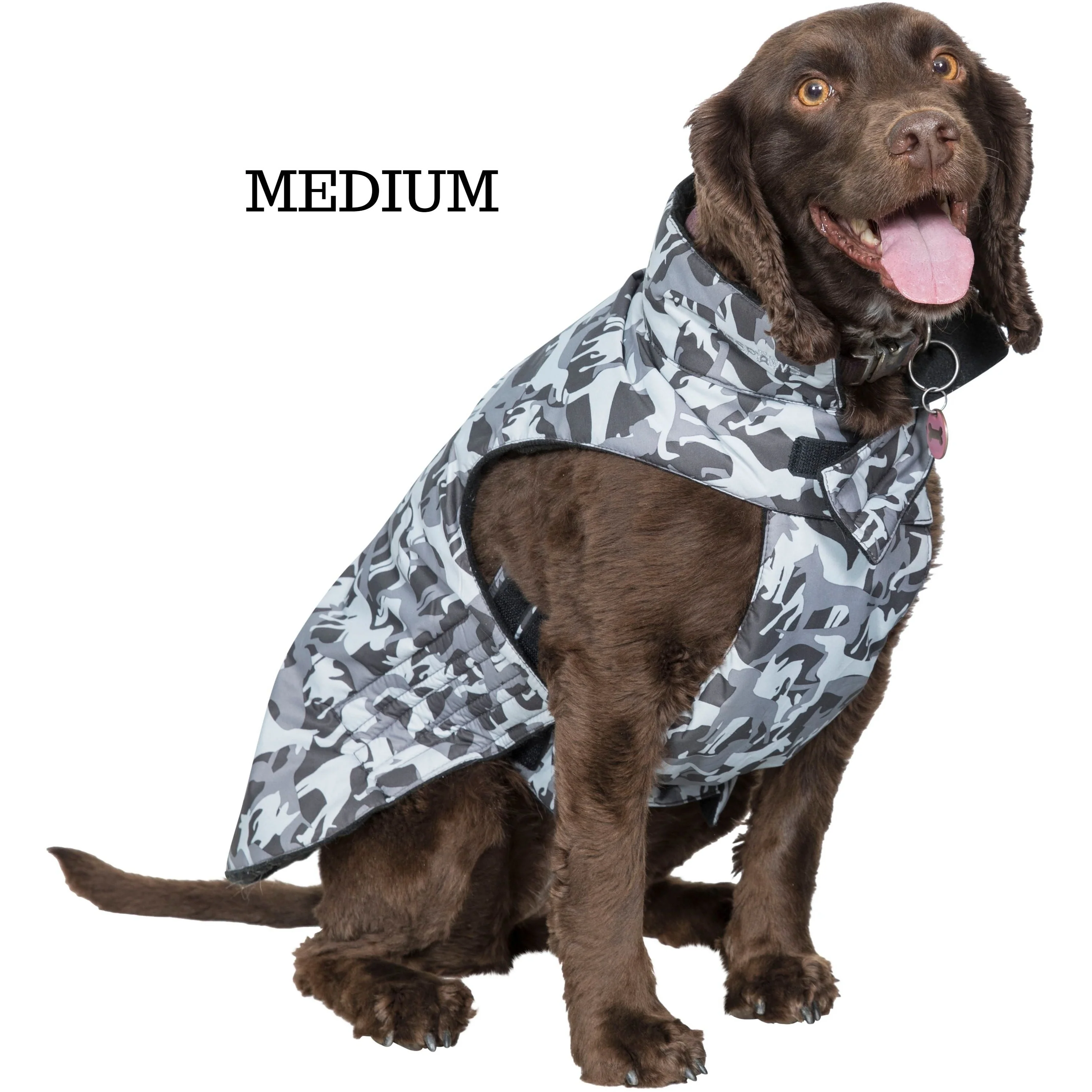 Charly Printed Waterproof Dog Coat in Camo Style - Image 5