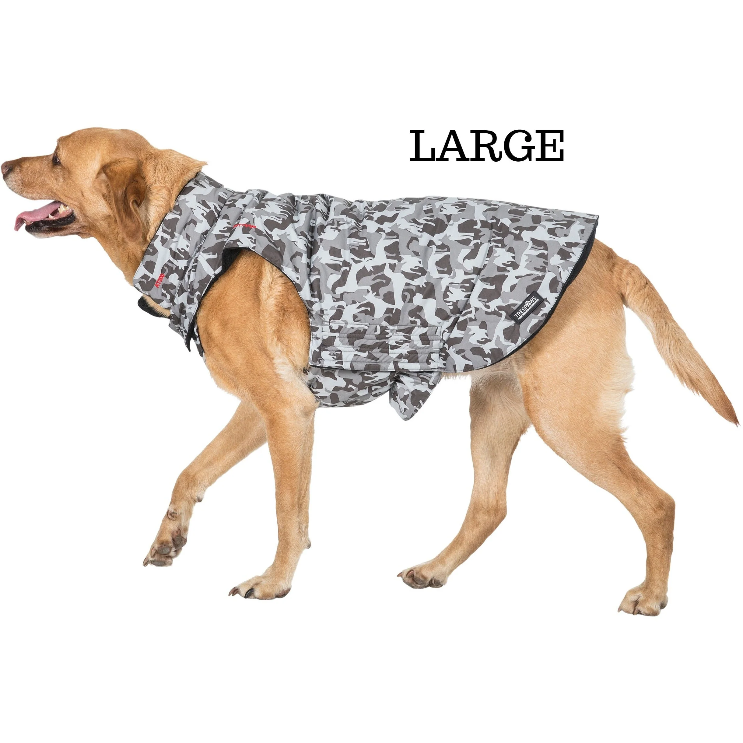 Charly Printed Waterproof Dog Coat in Camo Style - Image 8