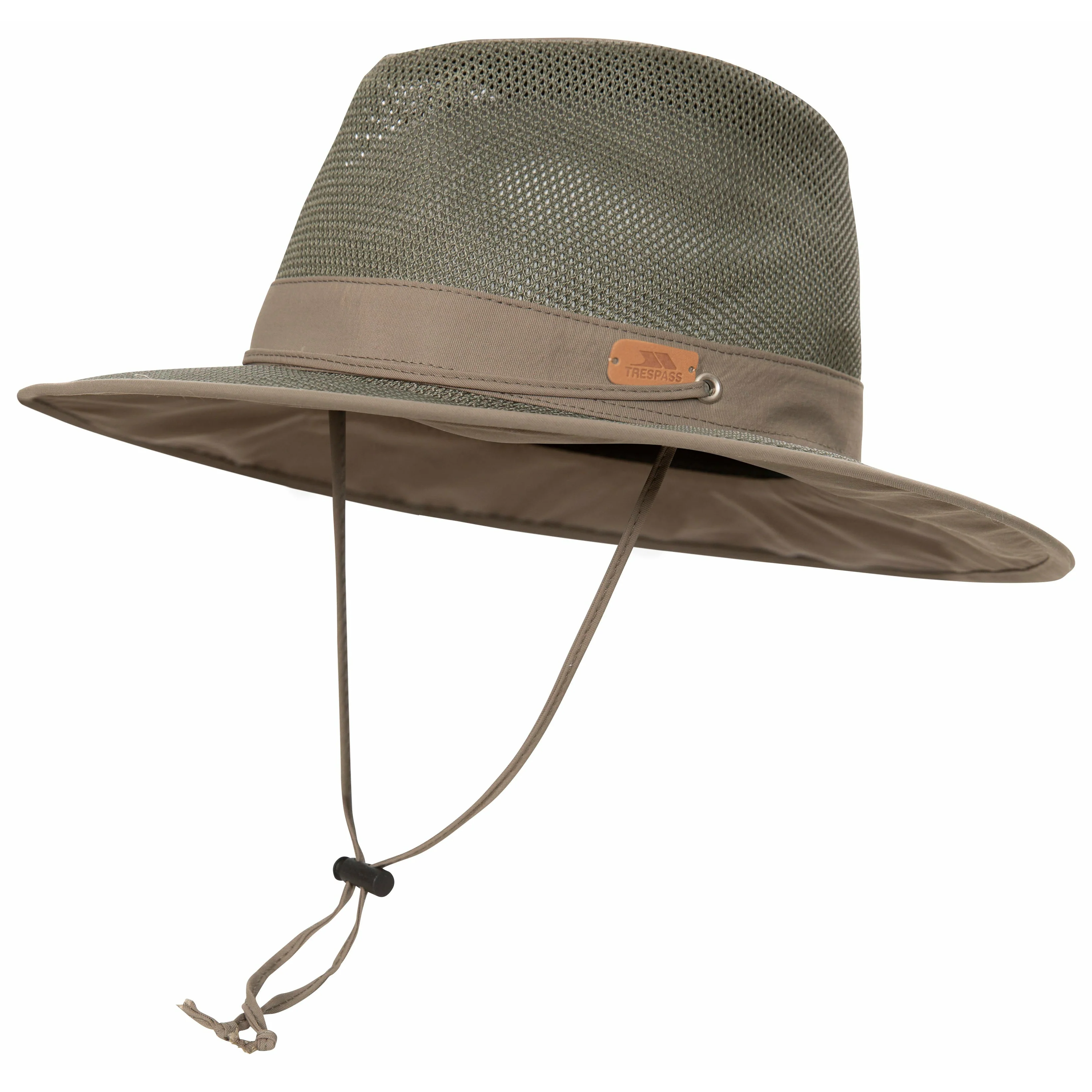 Classified Unisex Panama Mesh Hat in Khaki