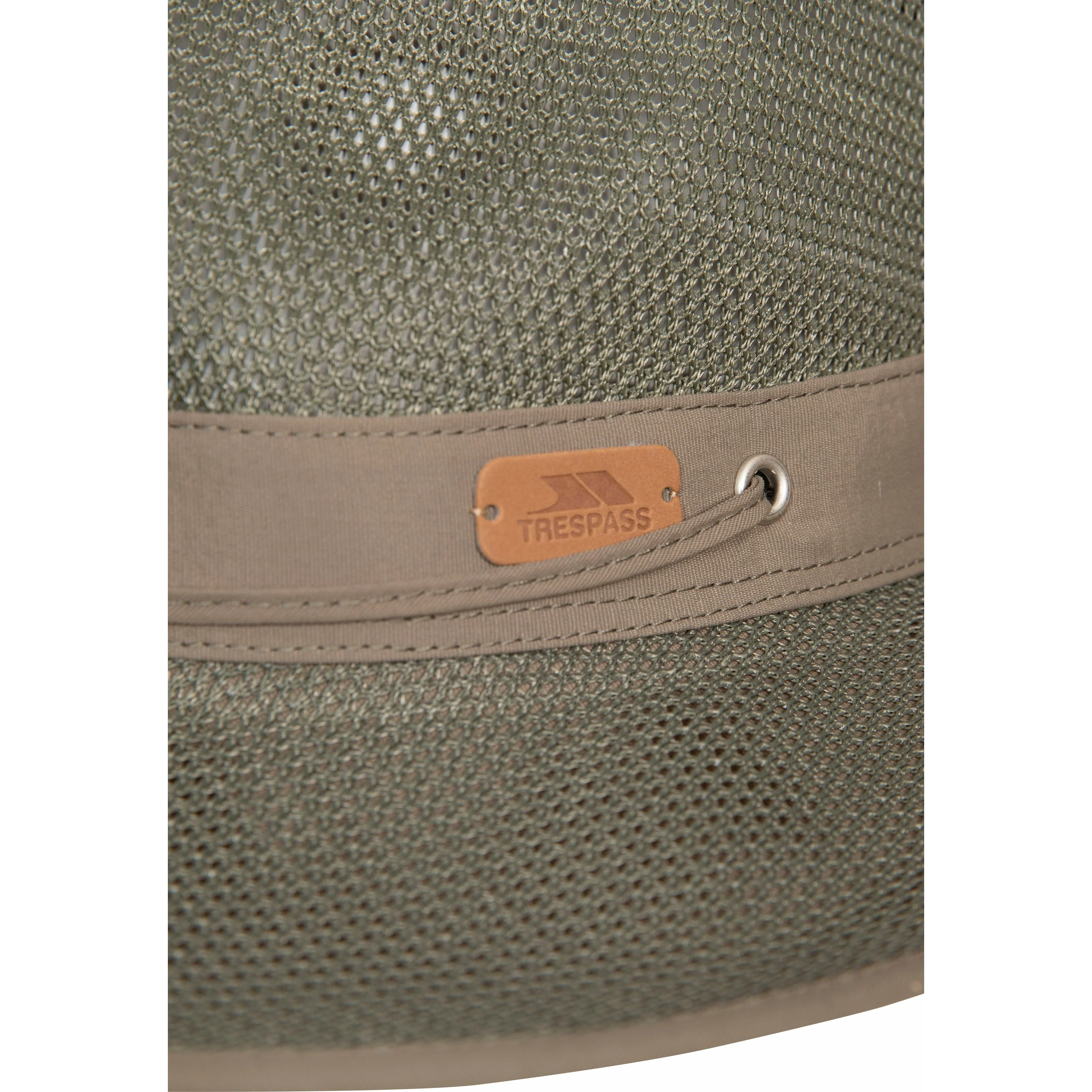 Classified Unisex Panama Mesh Hat in Khaki - Image 3