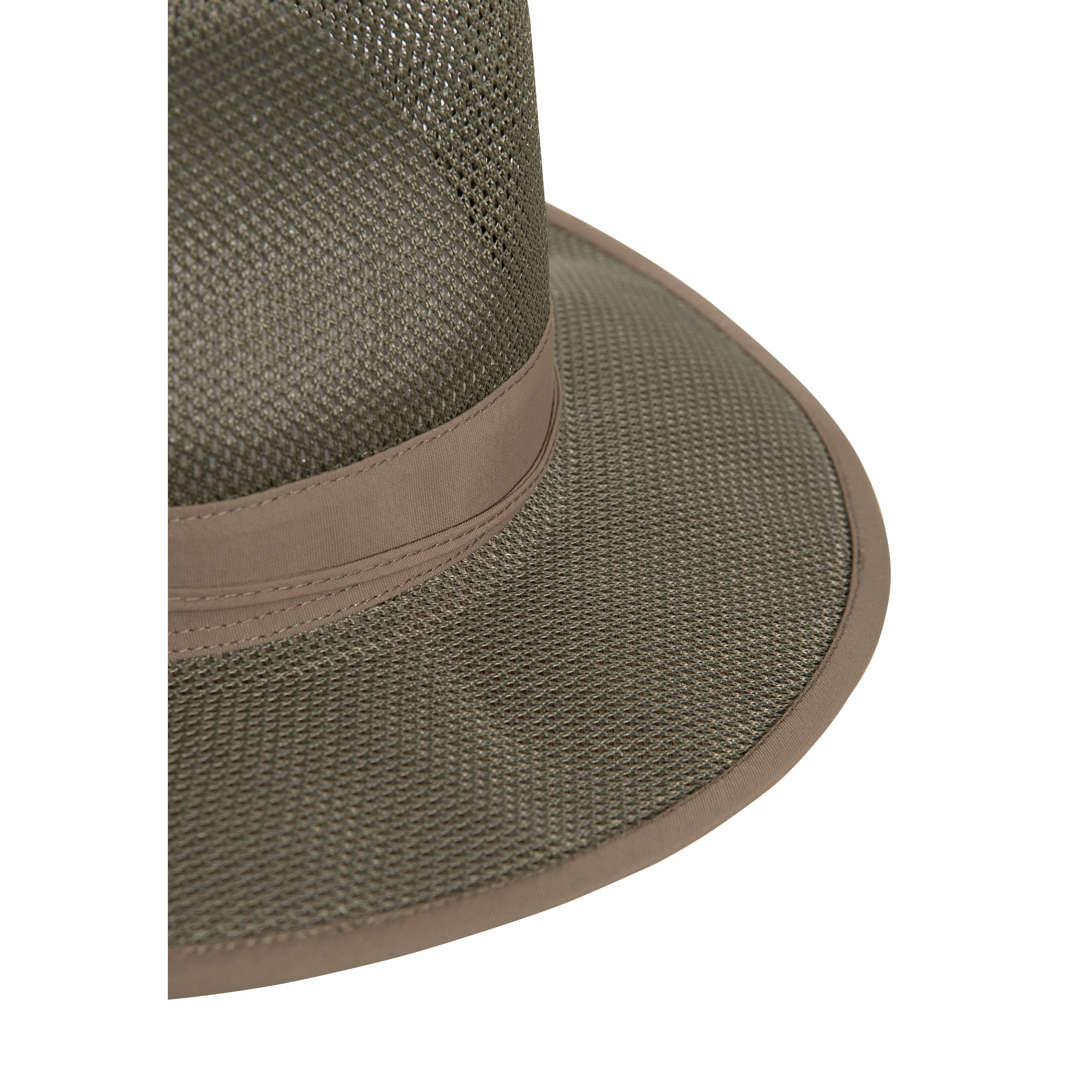 Classified Unisex Panama Mesh Hat in Khaki - Image 5
