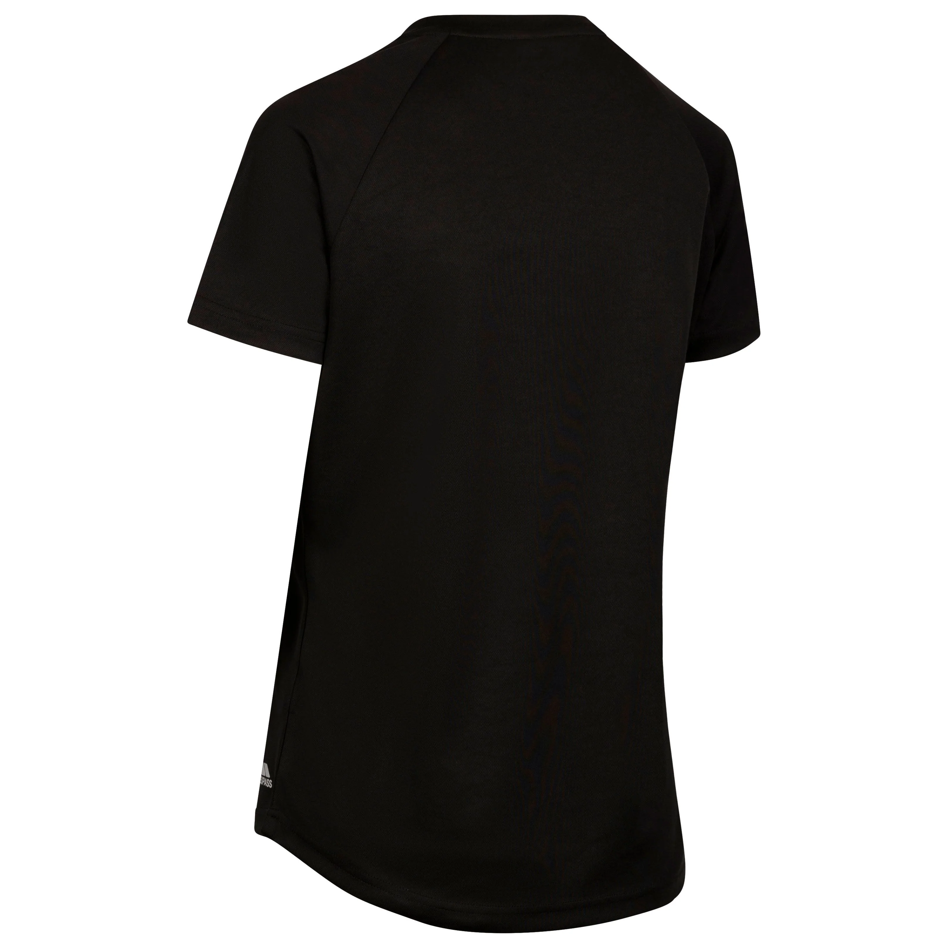 Claudette Womens Active T-Shirt in Black - Image 2