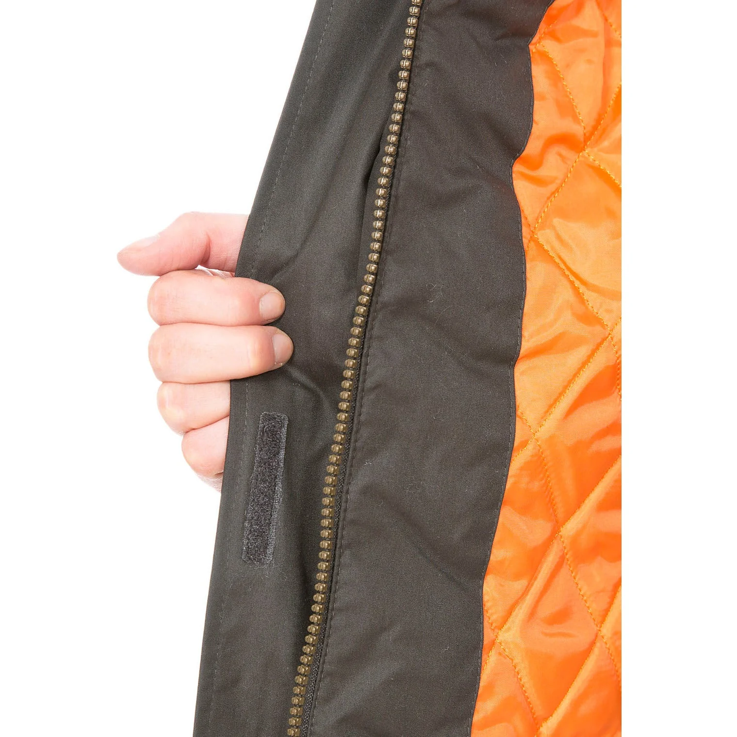 Clea Womens Waterproof Padded Parka Jacket in Khaki - Image 12