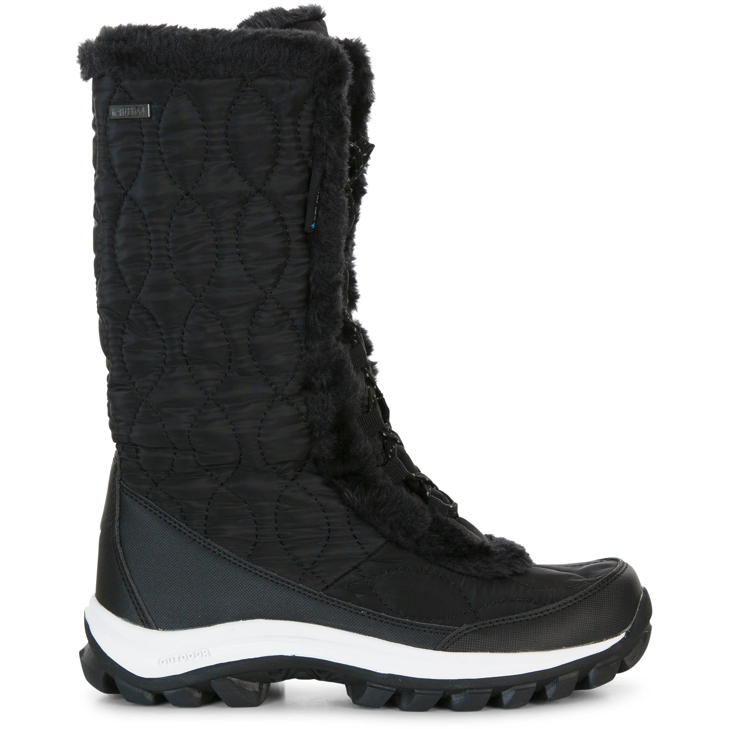 Coretta 2 Womens Snowboots in Black - Image 7