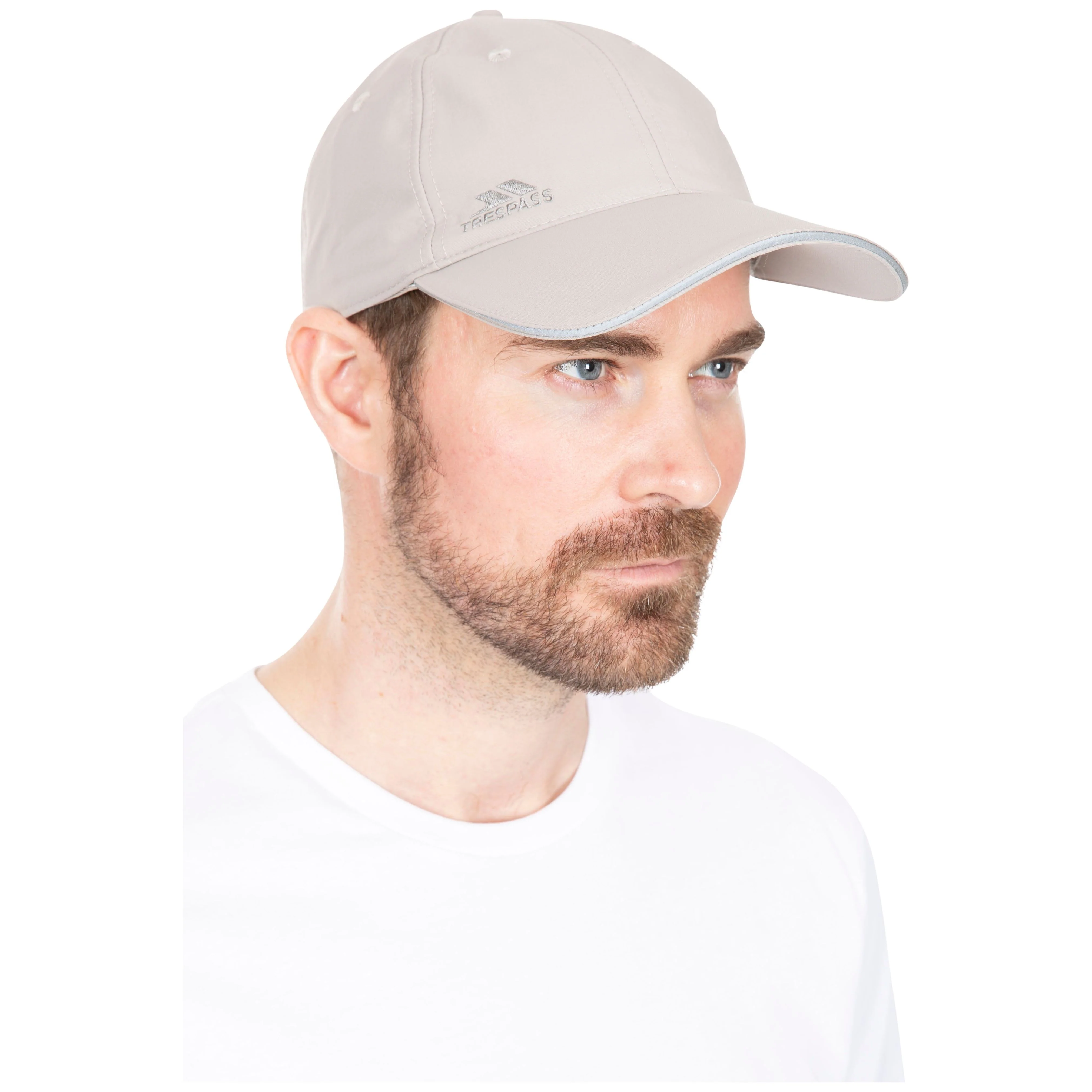 Cosgrove Mens Baseball Cap in Pebble Grey - Image 2