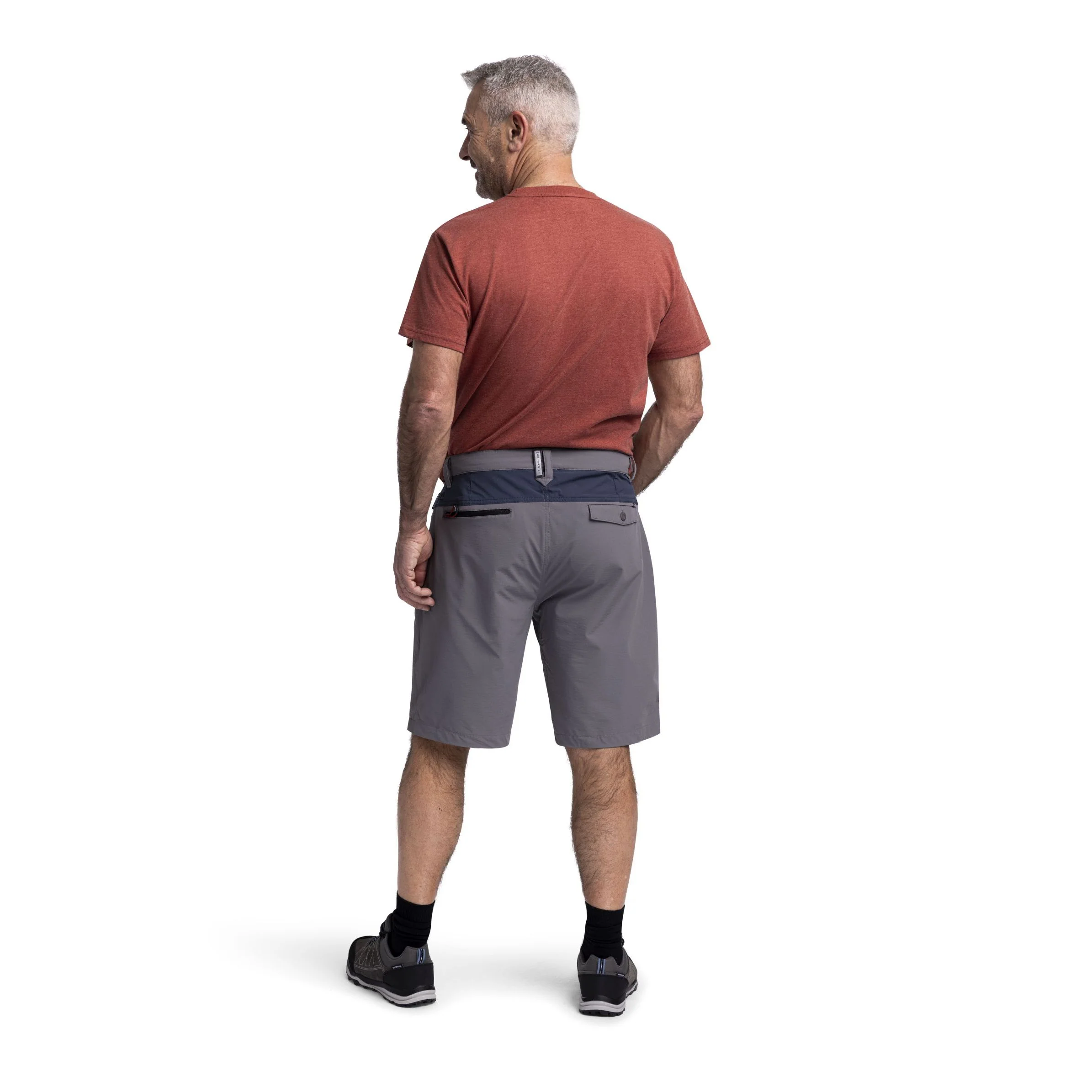 Daars Mens Adventure Shorts in Storm Grey - Image 4