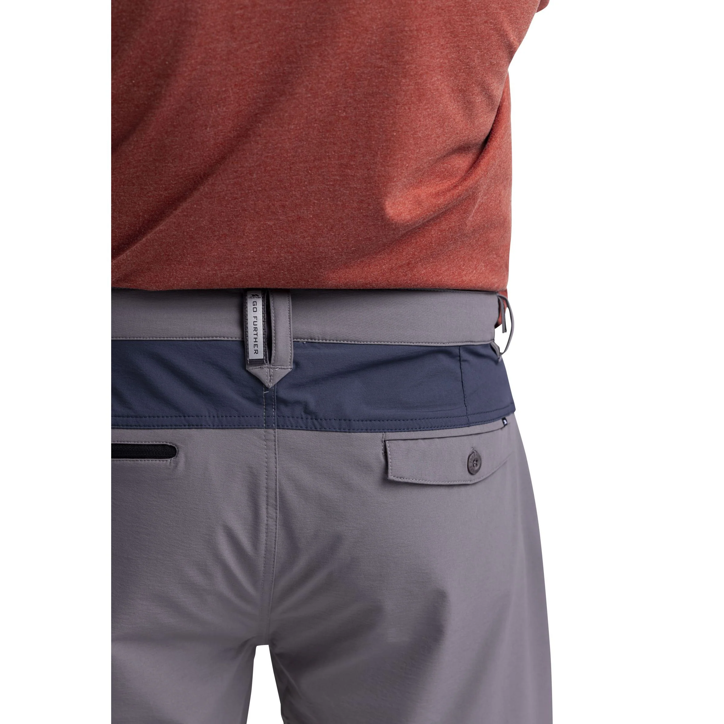 Daars Mens Adventure Shorts in Storm Grey - Image 6