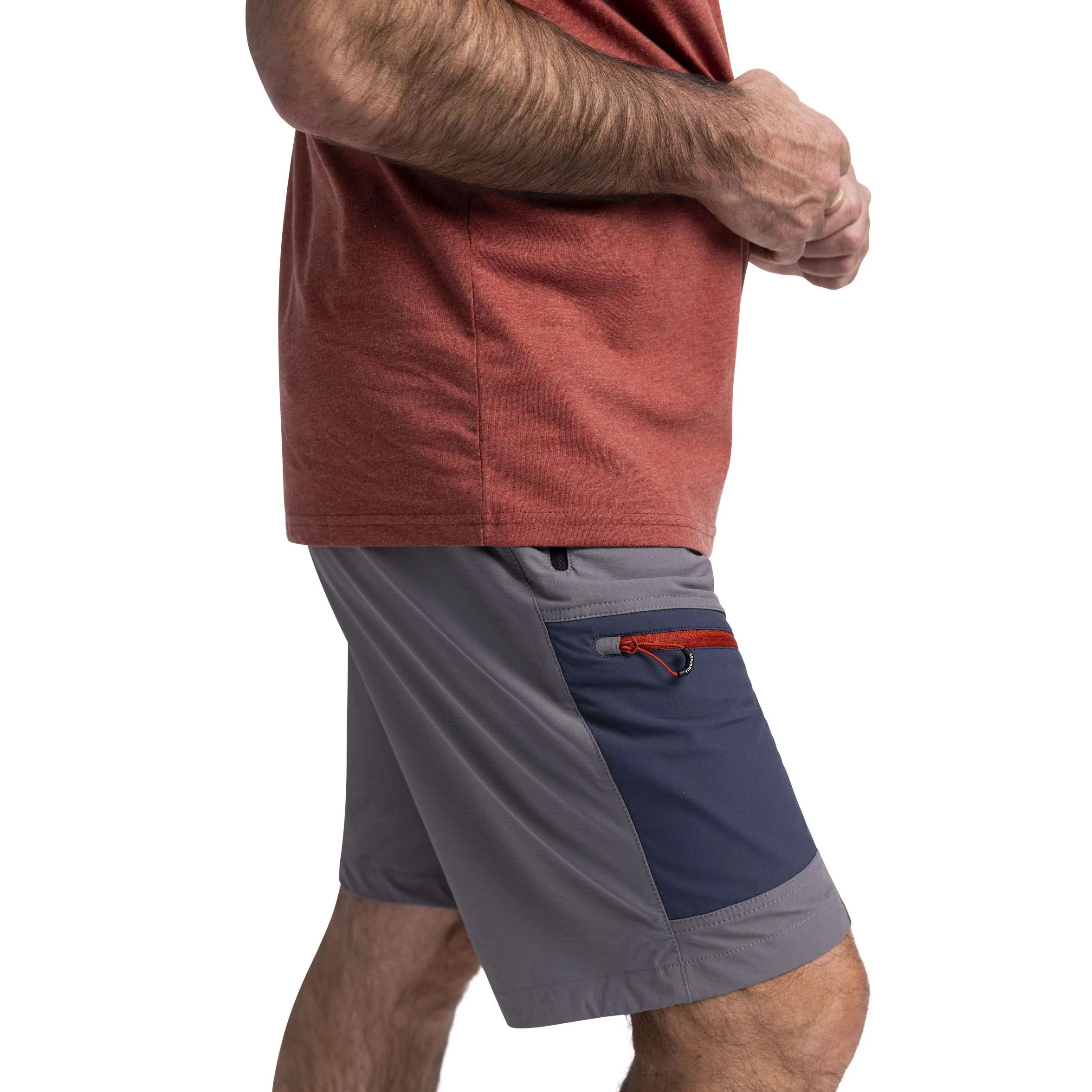 Daars Mens Adventure Shorts in Storm Grey - Image 8