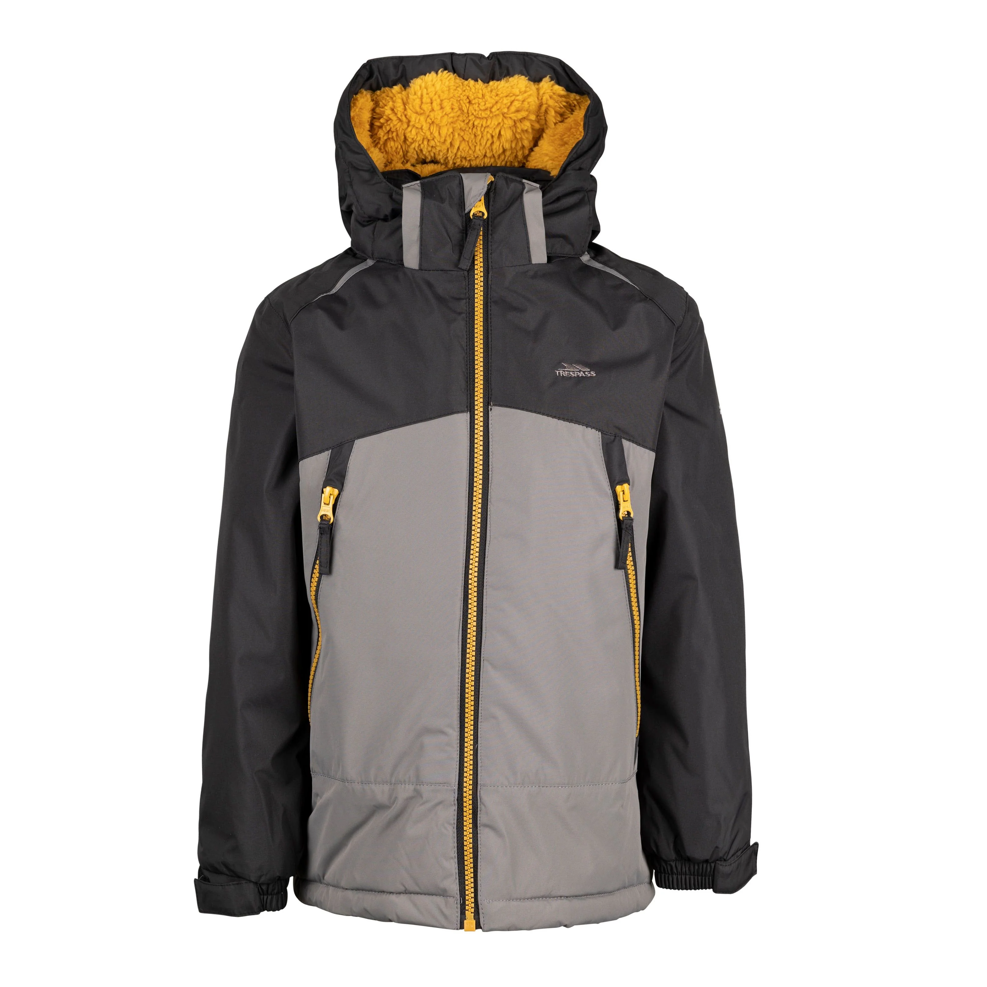 Discover Boys Padded Waterproof Jacket in Storm Grey - Image 3