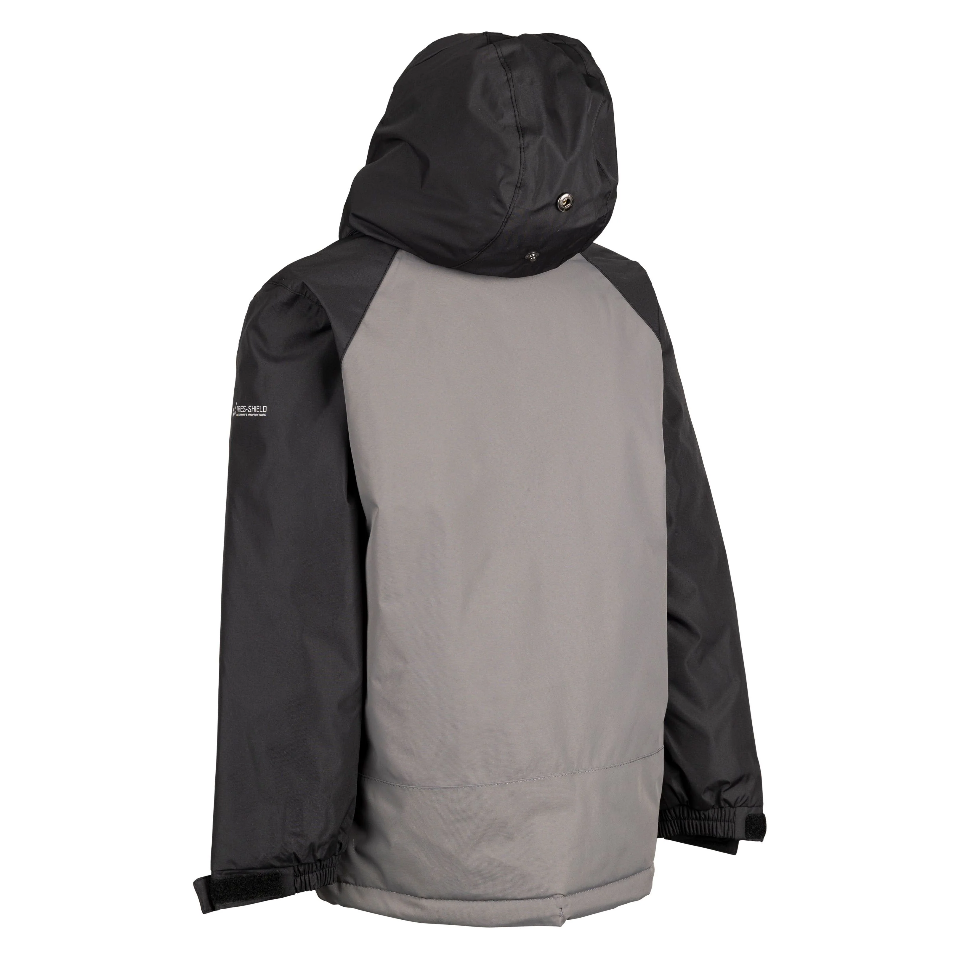 Discover Boys Padded Waterproof Jacket in Storm Grey - Image 4