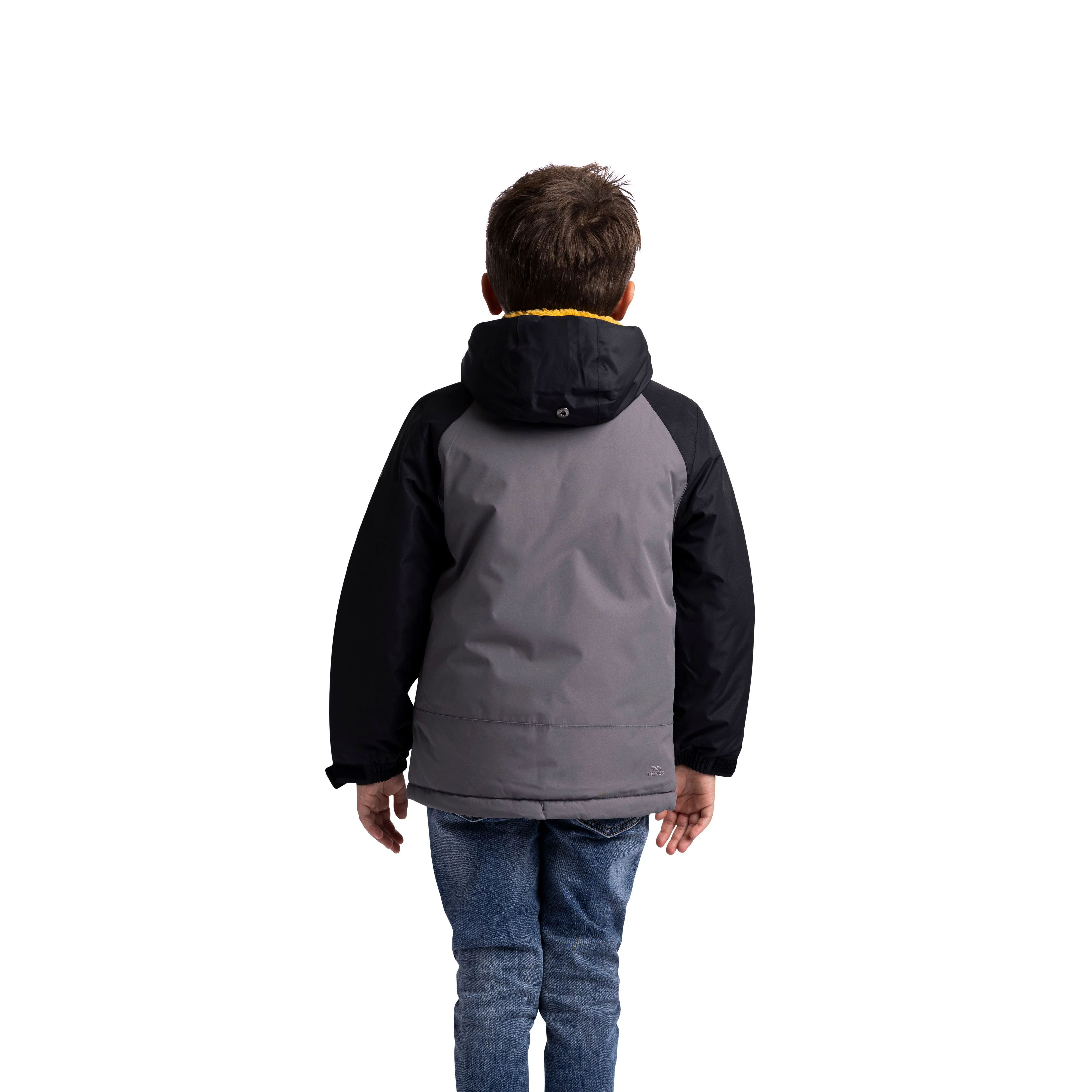 Discover Boys Padded Waterproof Jacket in Storm Grey - Image 5
