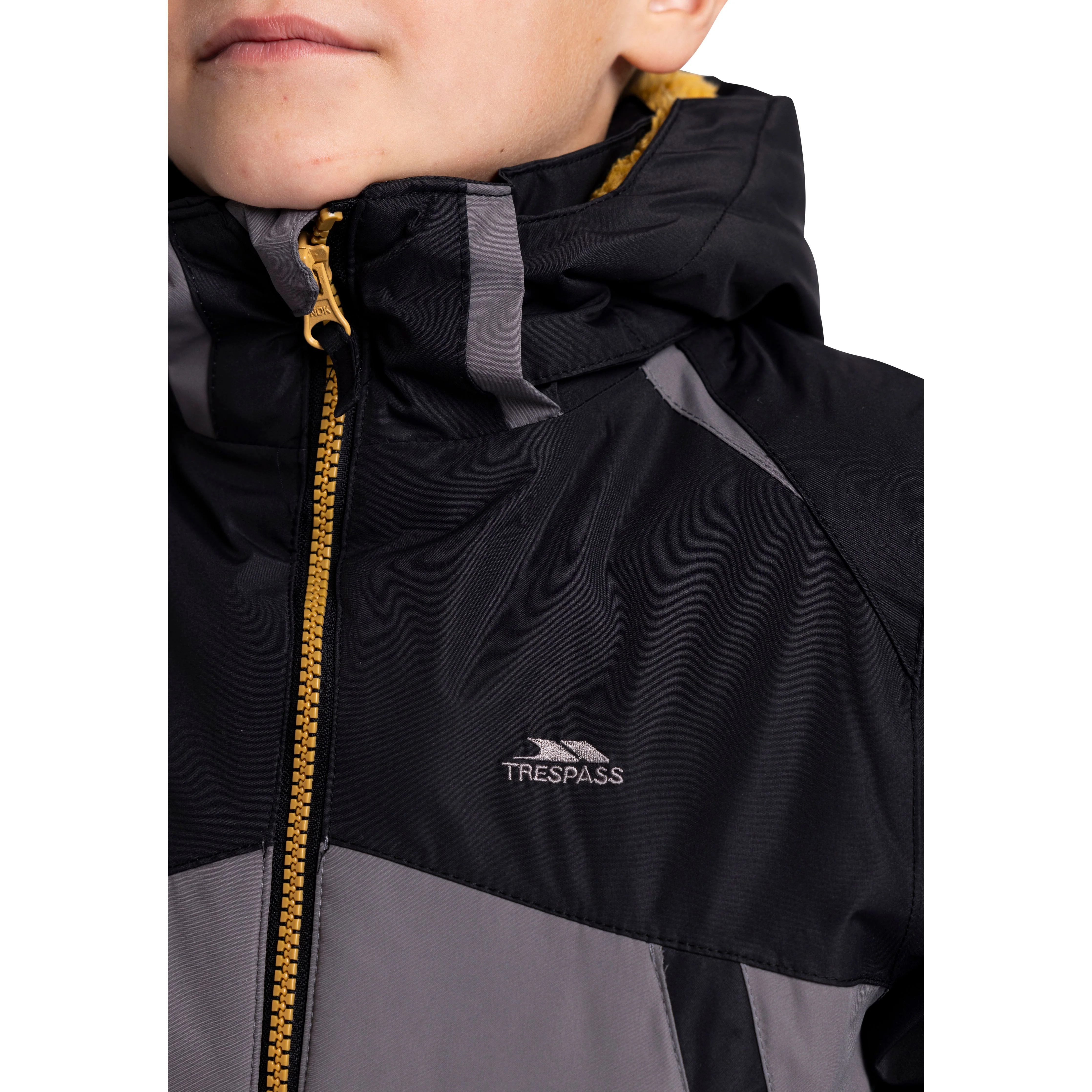 Discover Boys Padded Waterproof Jacket in Storm Grey - Image 6