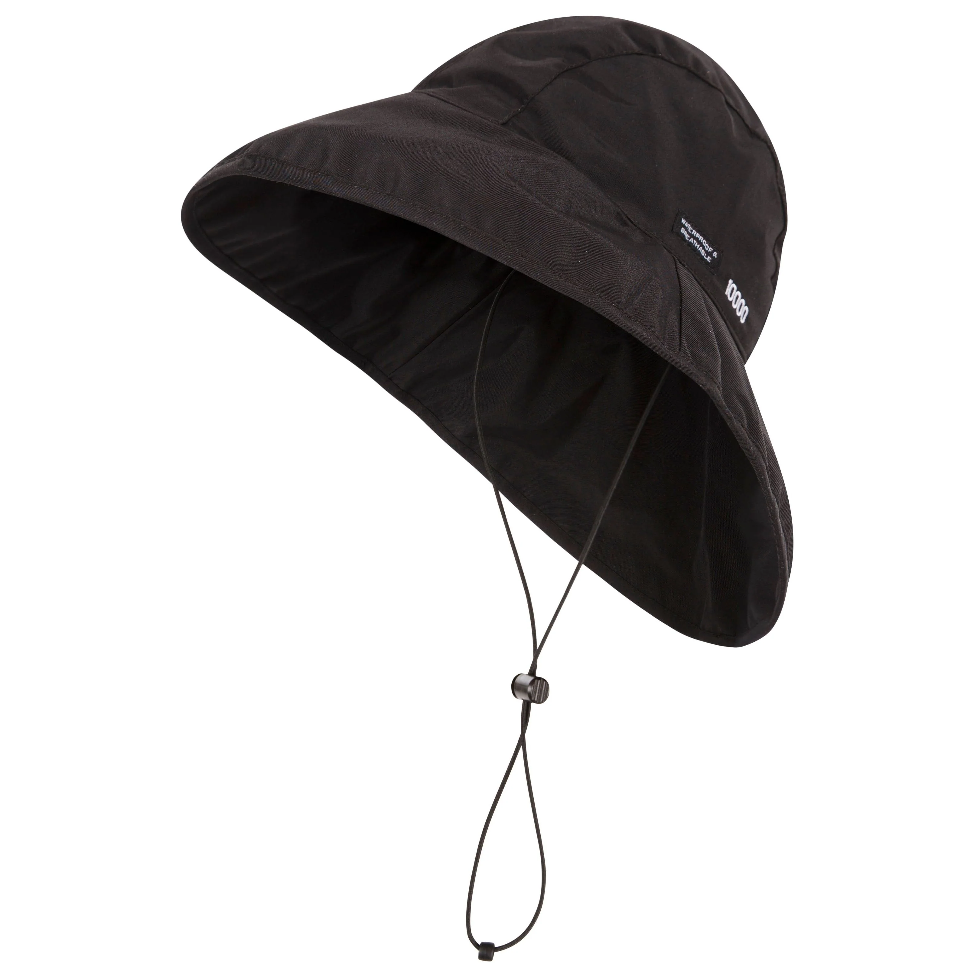 Dlx Adults Ando Waterproof Rain Hat - Black - Image 4