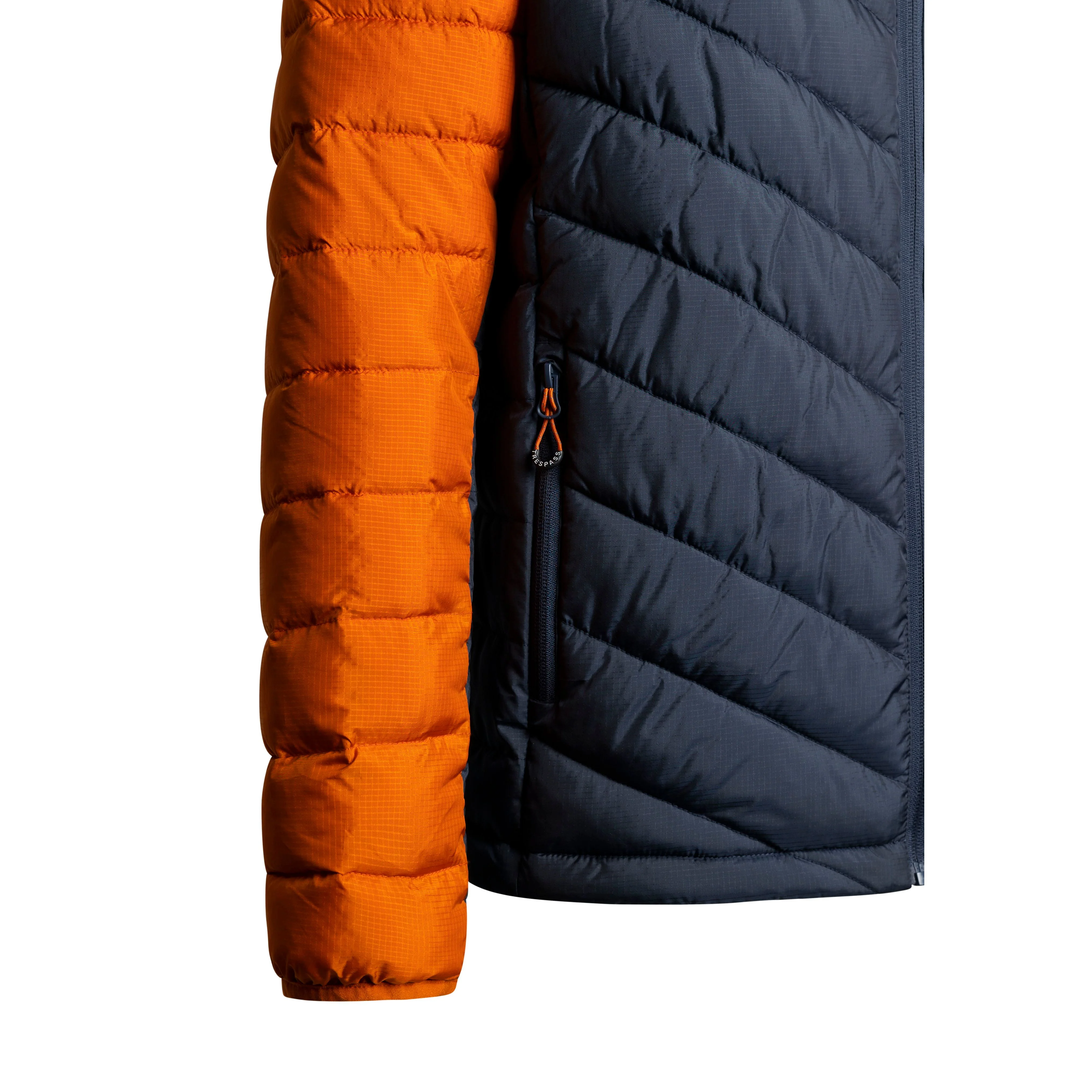 Eriska Men's Padded Casual Jacket in Dark Flint - Image 4