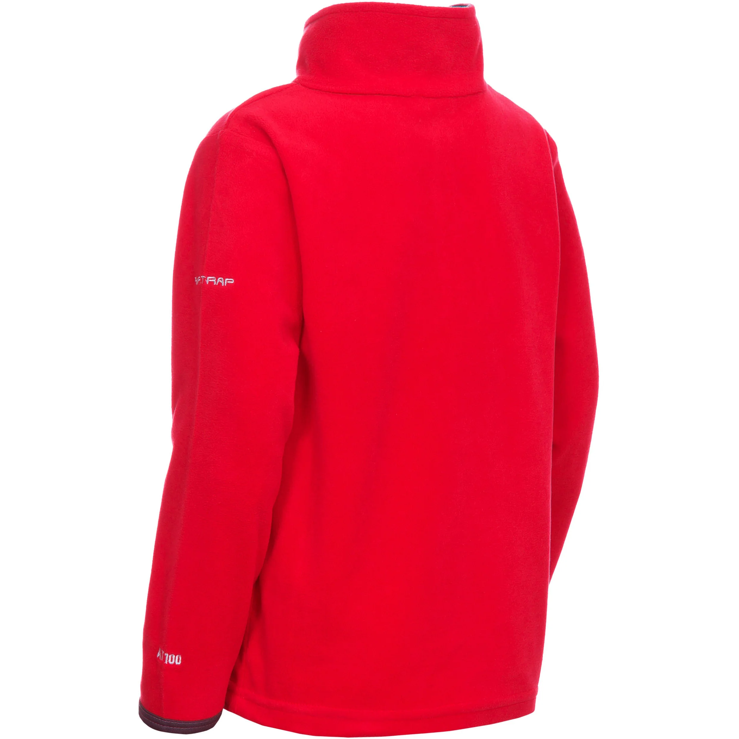 Etto Boys Half Zip Fleece in Red - Image 3