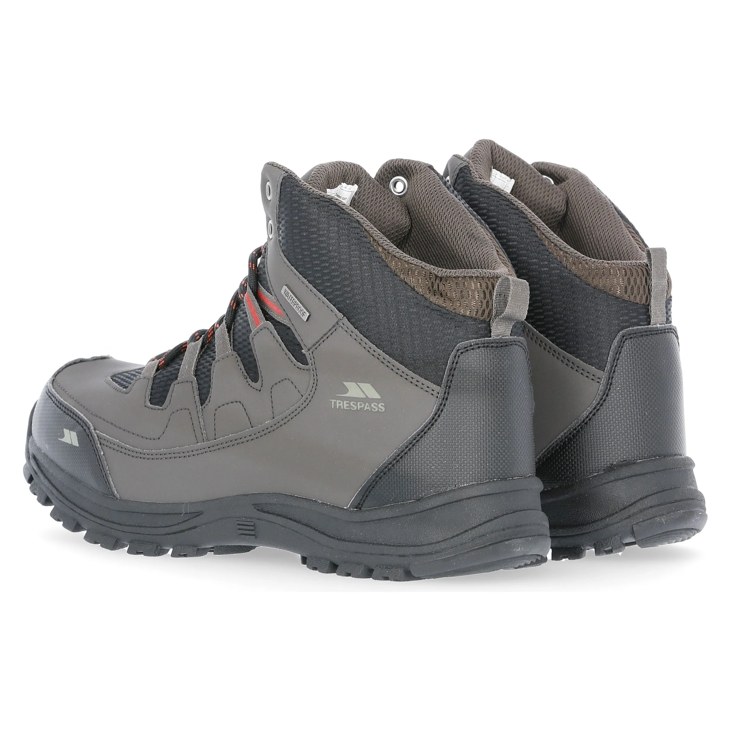 Finley Mens Walking Boots - Coffee Brown - Image 2
