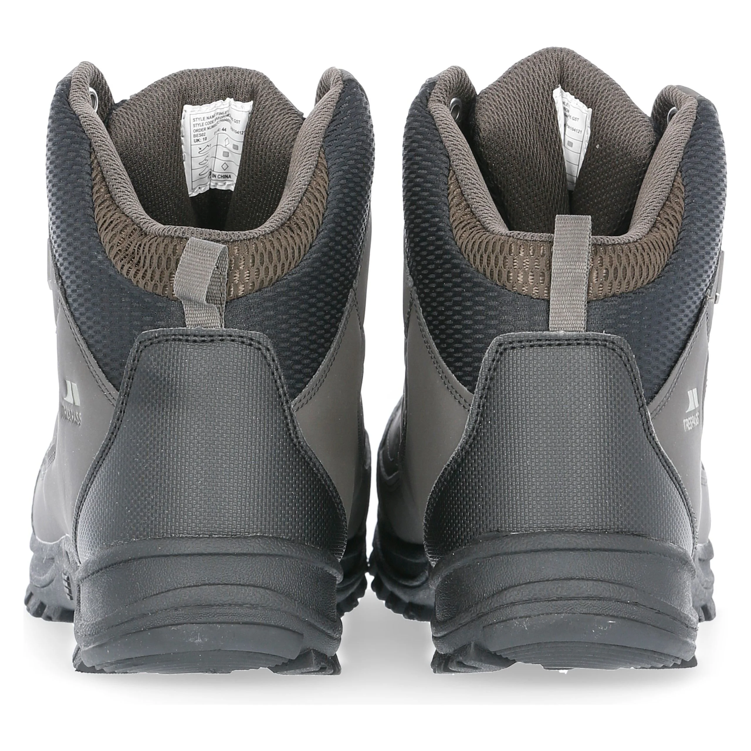 Finley Mens Walking Boots - Coffee Brown - Image 7