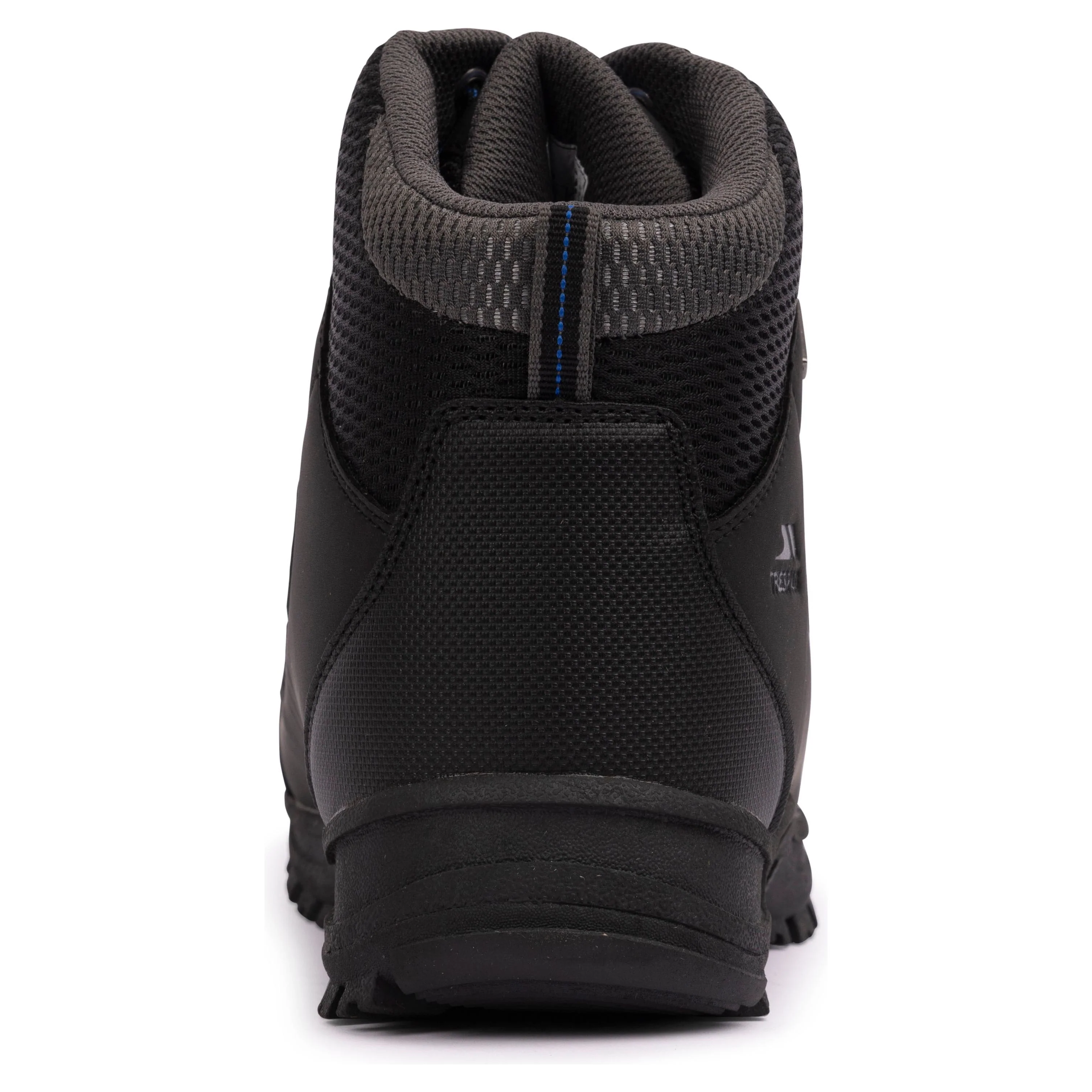Finley Mens Waterproof Walking Boots in Black Blue - Image 4
