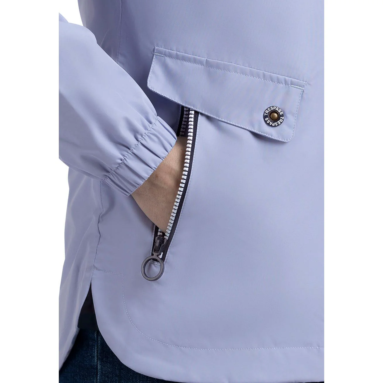 Flourish Womens Unpadded Waterproof Jacket in Cool Blue - Image 6