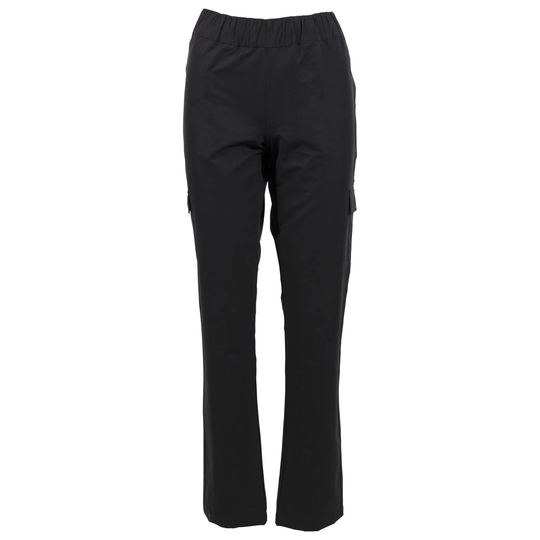 Freda Women's Water Repellant Slim Stretch Walking Trousers in Black - Image 6