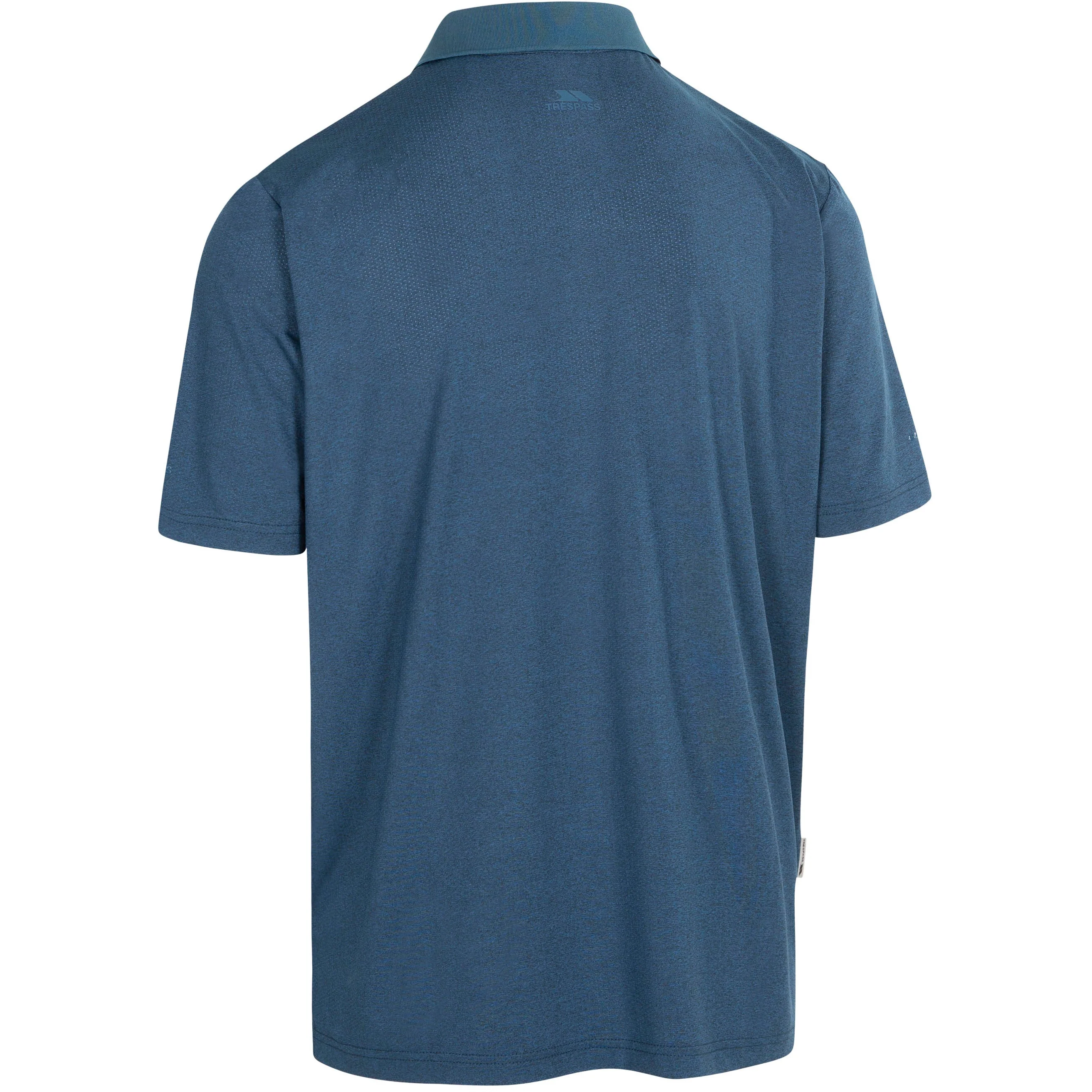 Gedding Men's Quick Dry Polo Shirt in Dark Peacock Marl - Image 2