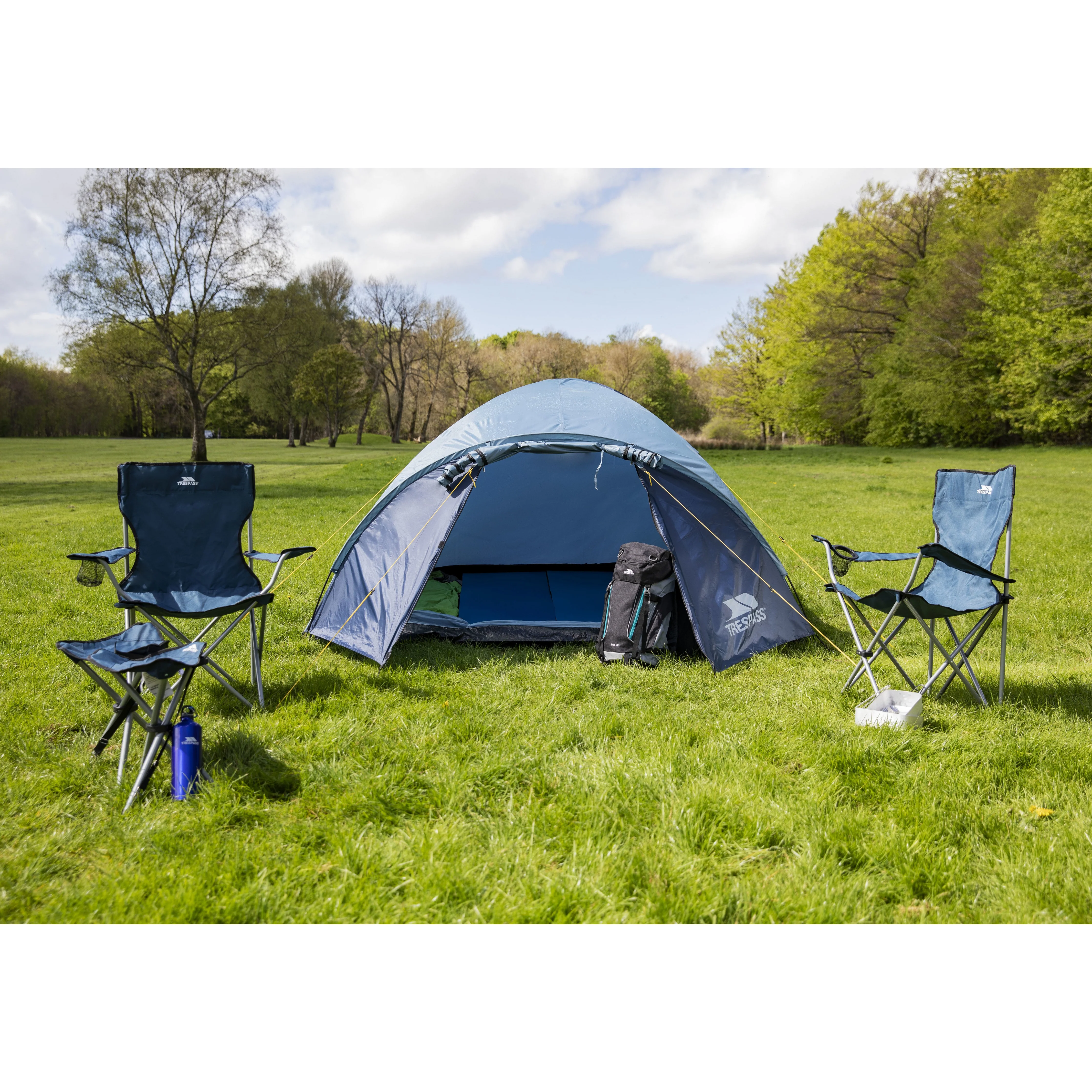 Ghabhar 4 Man Double Skin Tent in Blue - Image 3