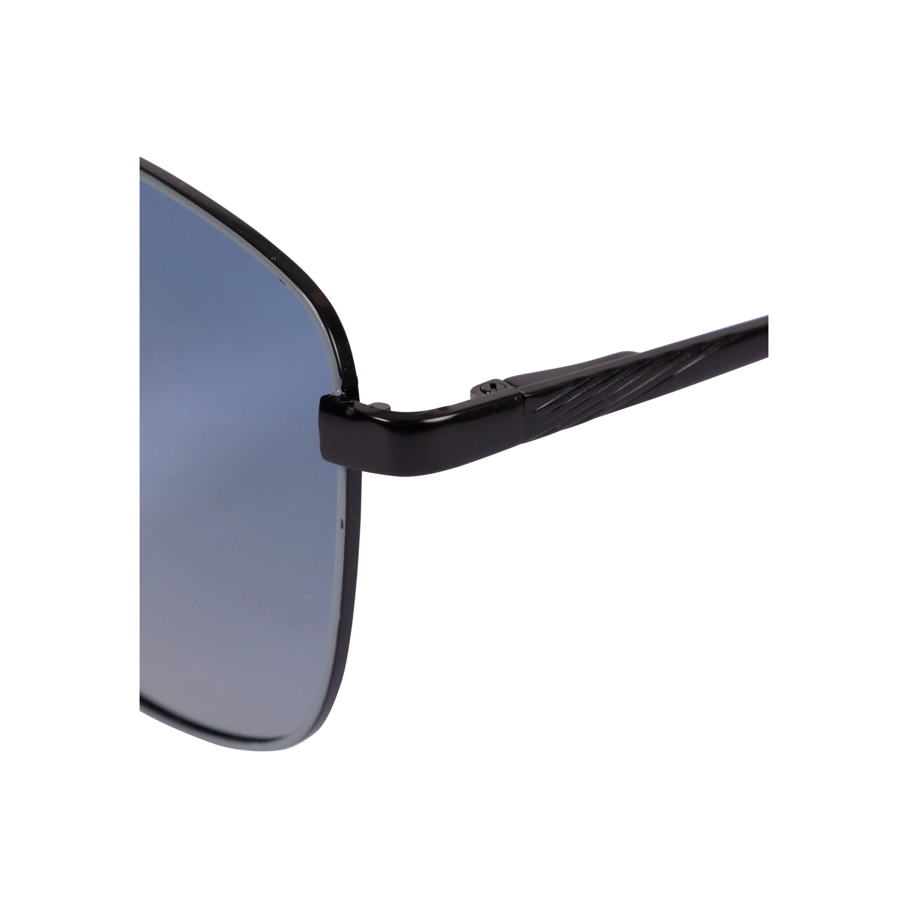 Grant Adults Unisex Aviator Sunglasses in Gunmetal Blue - Image 4