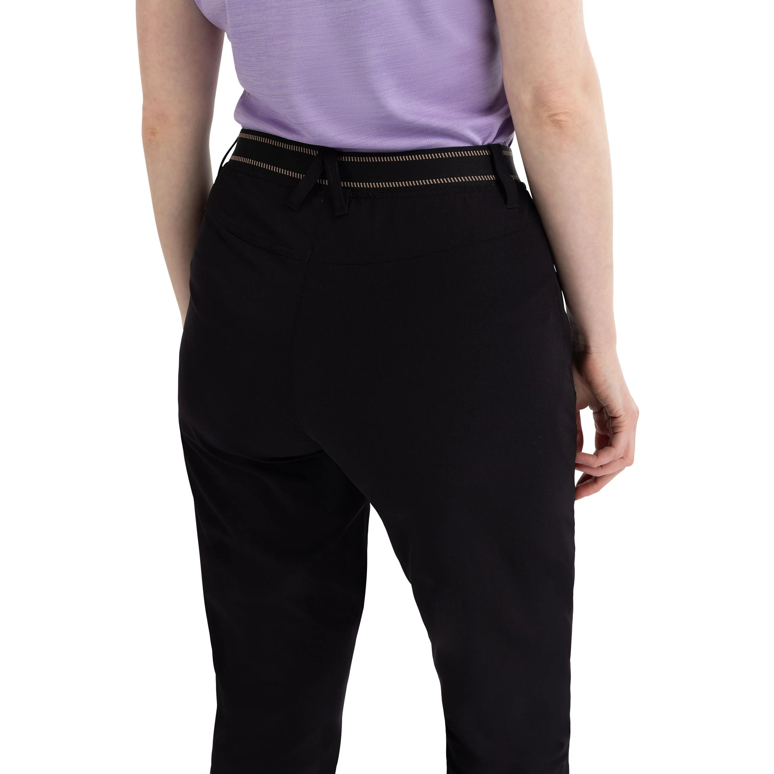 Grateful Womens 3/4 Active Trousers in Black - Image 3