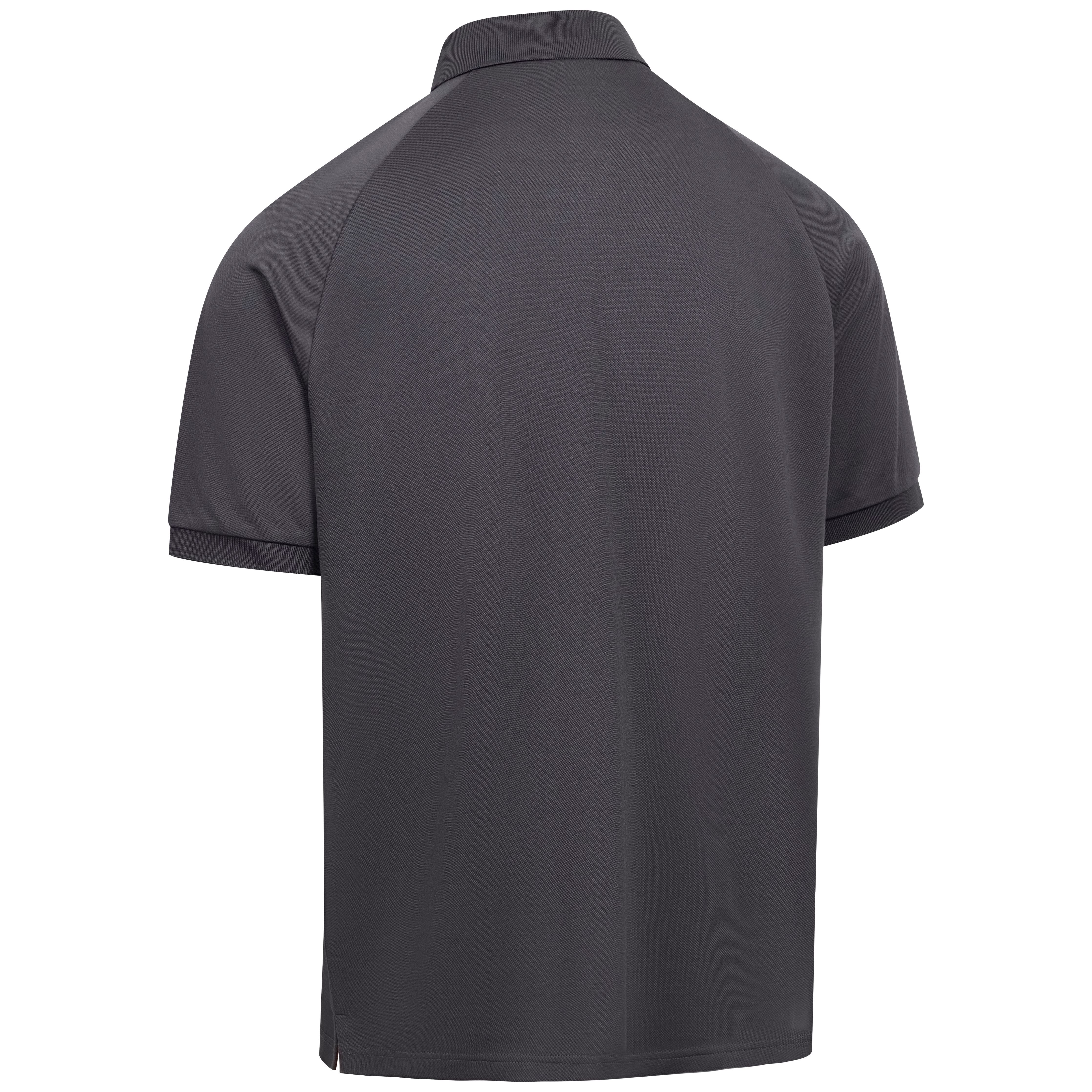 Hewson Mens Polo Shirt in Dark Grey - Image 6