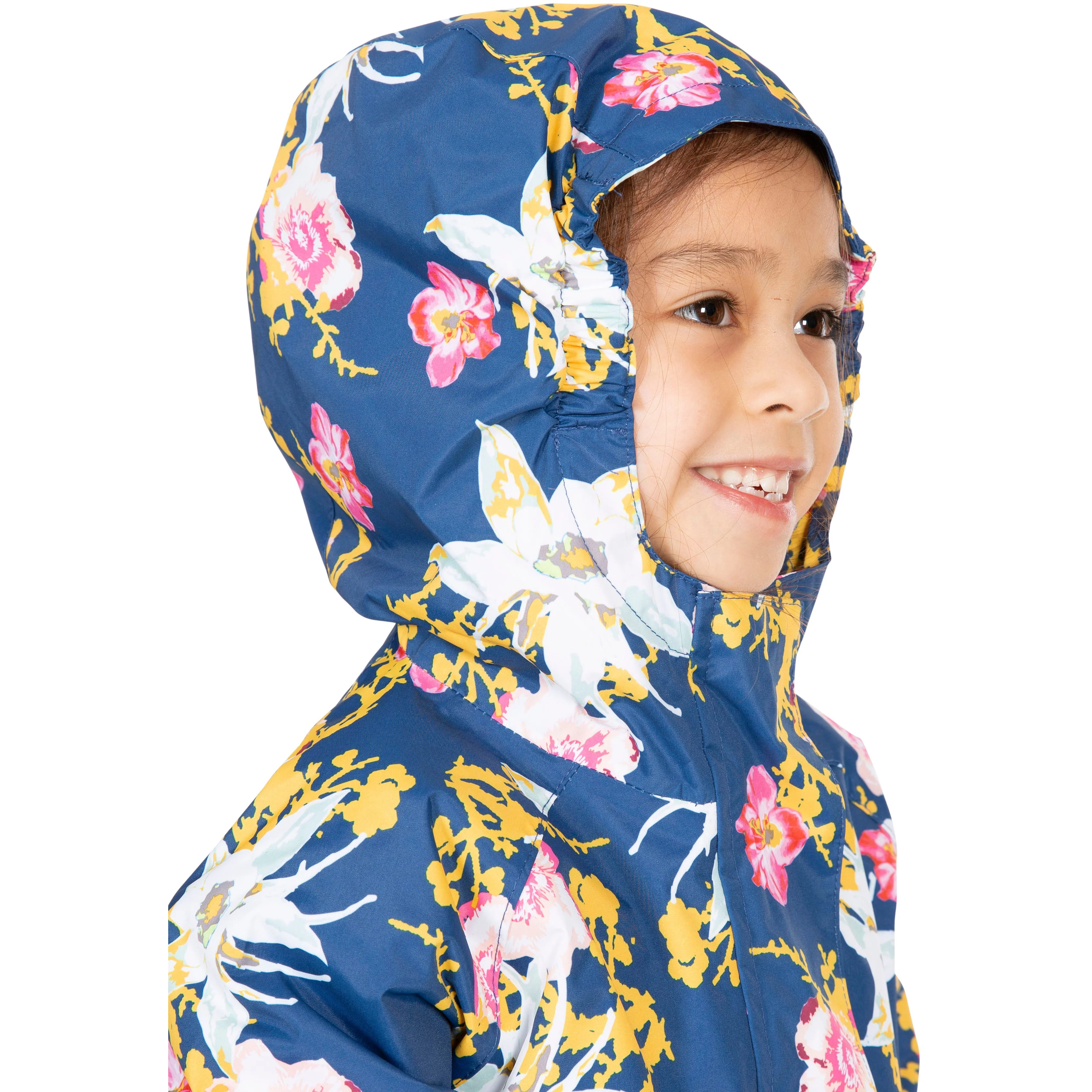 Hopeful Girls Unpadded Waterproof Jacket in Blue Moon - Image 5