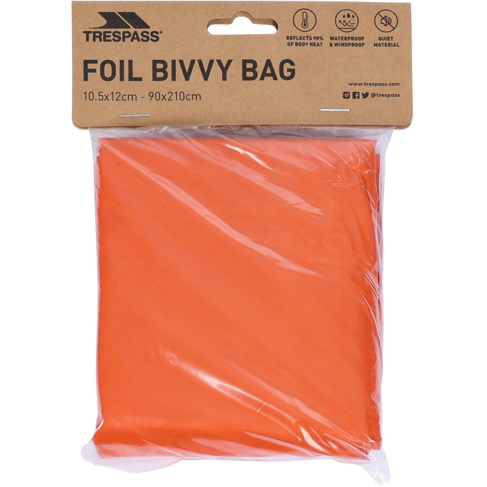 HotPocket Emergency Foil Bivvy Bag in Orange - Image 2