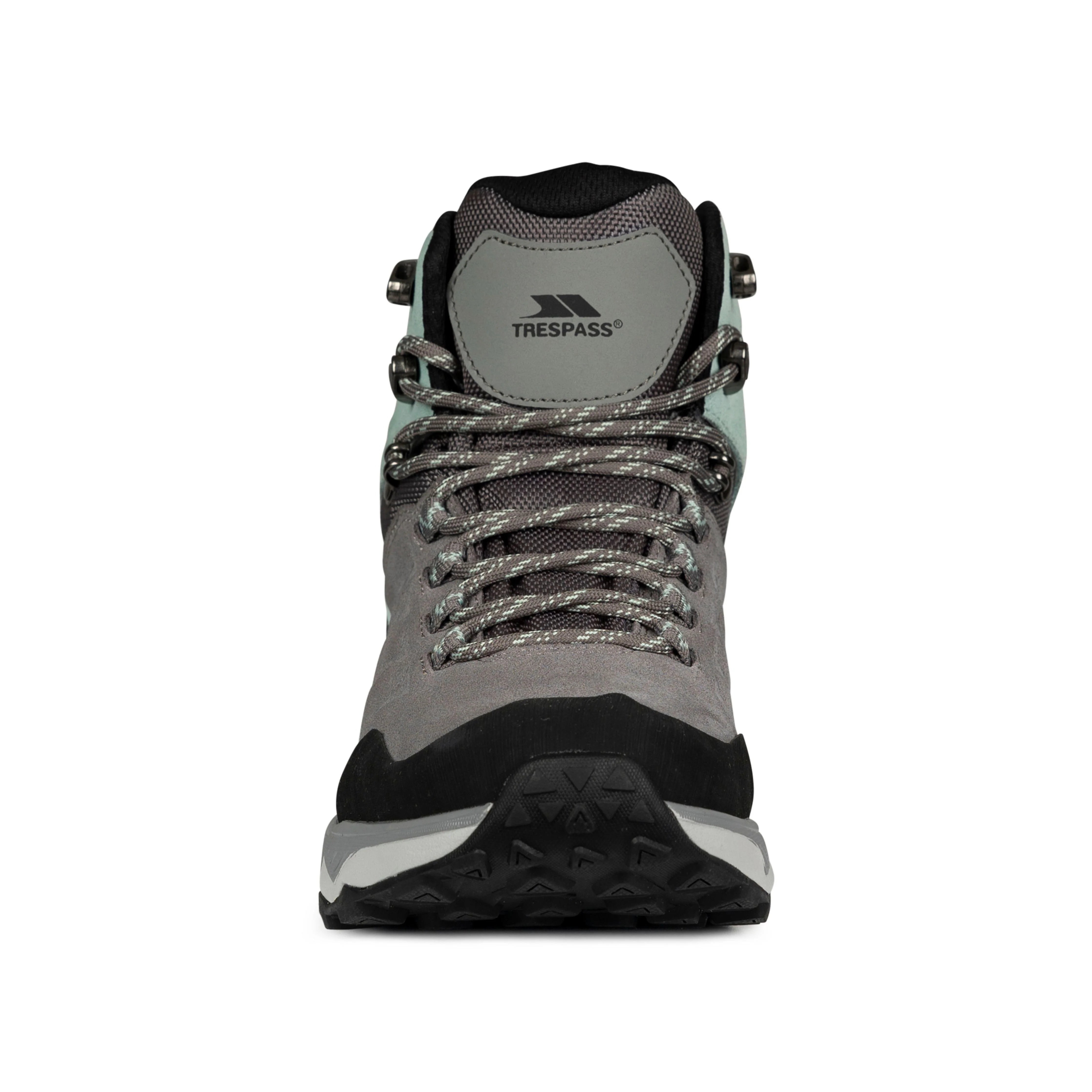 Ismay Womens Waterproof Suede Hiking Boots in Grey - Image 5