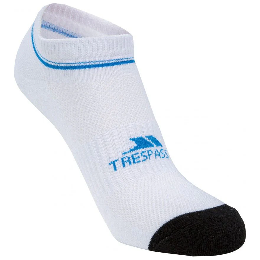 Isolate Unisex Trainer Socks - 2 Pack - White / Black - Image 5