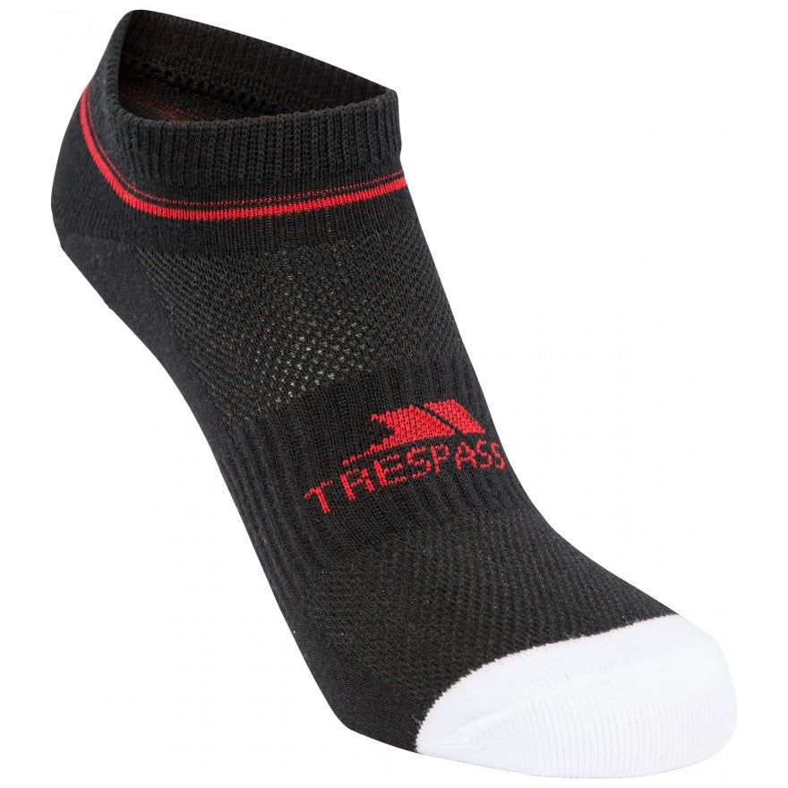 Isolate Unisex Trainer Socks - 2 Pack - White / Black - Image 6