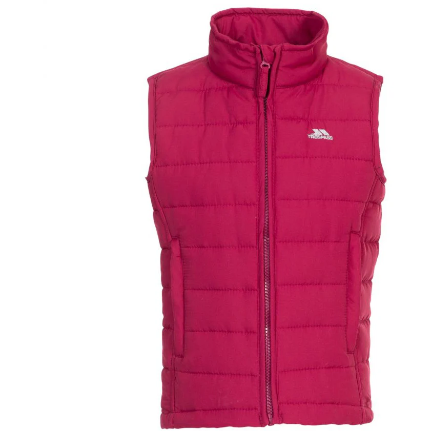 Jadda Kids Padded Gilet / Bodywarmer in Berry - Image 2