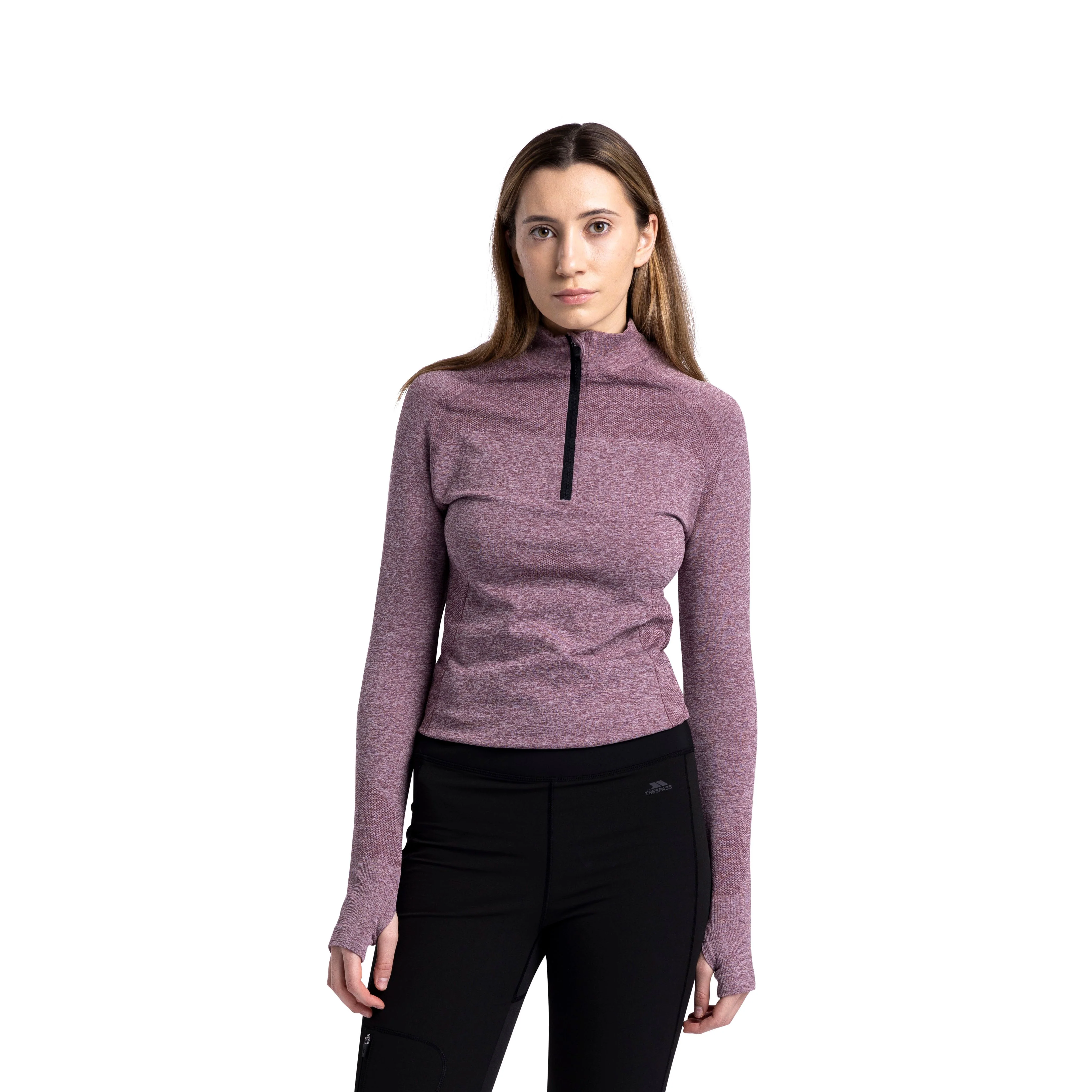Jovana Women's Water Repellant Softshell Stretch Walking Trousers in Black - Image 3